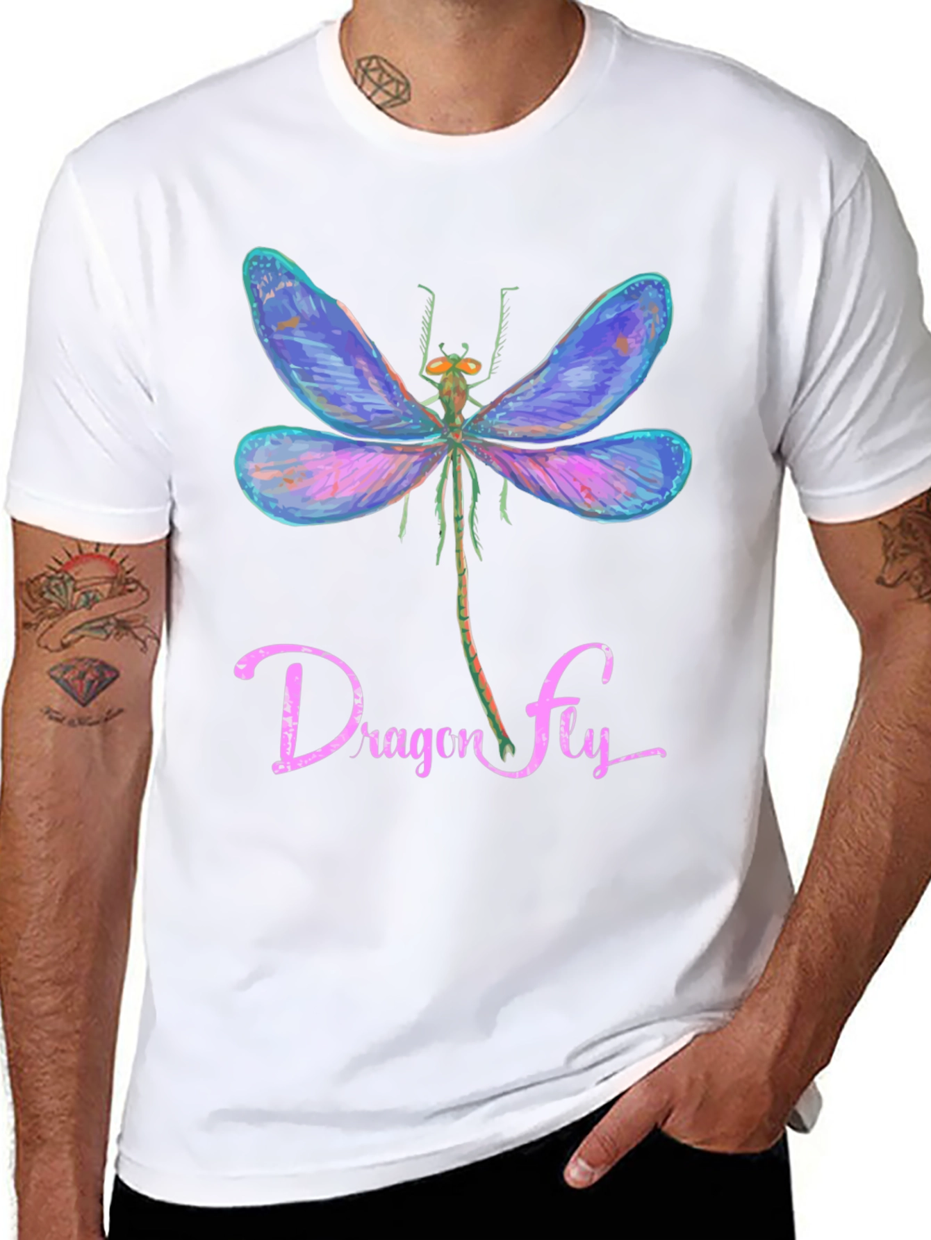Dragonfly Graphic Tee - Unique & Stylish
