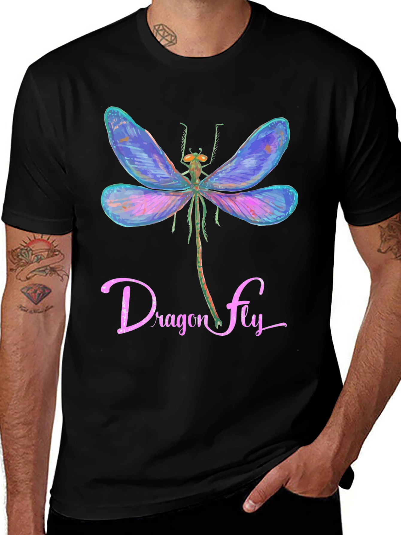 Dragonfly Graphic Tee - Unique & Stylish