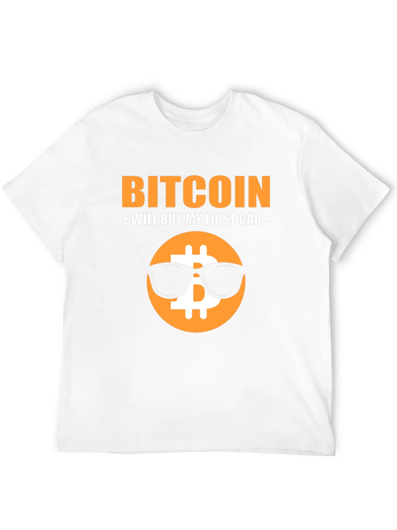 Bitcoin First Car Black T-Shirt