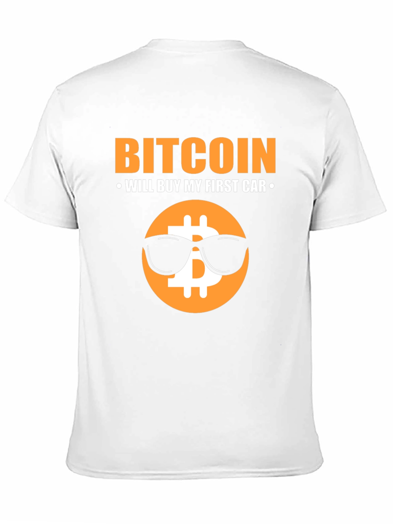 Bitcoin First Car Black T-Shirt