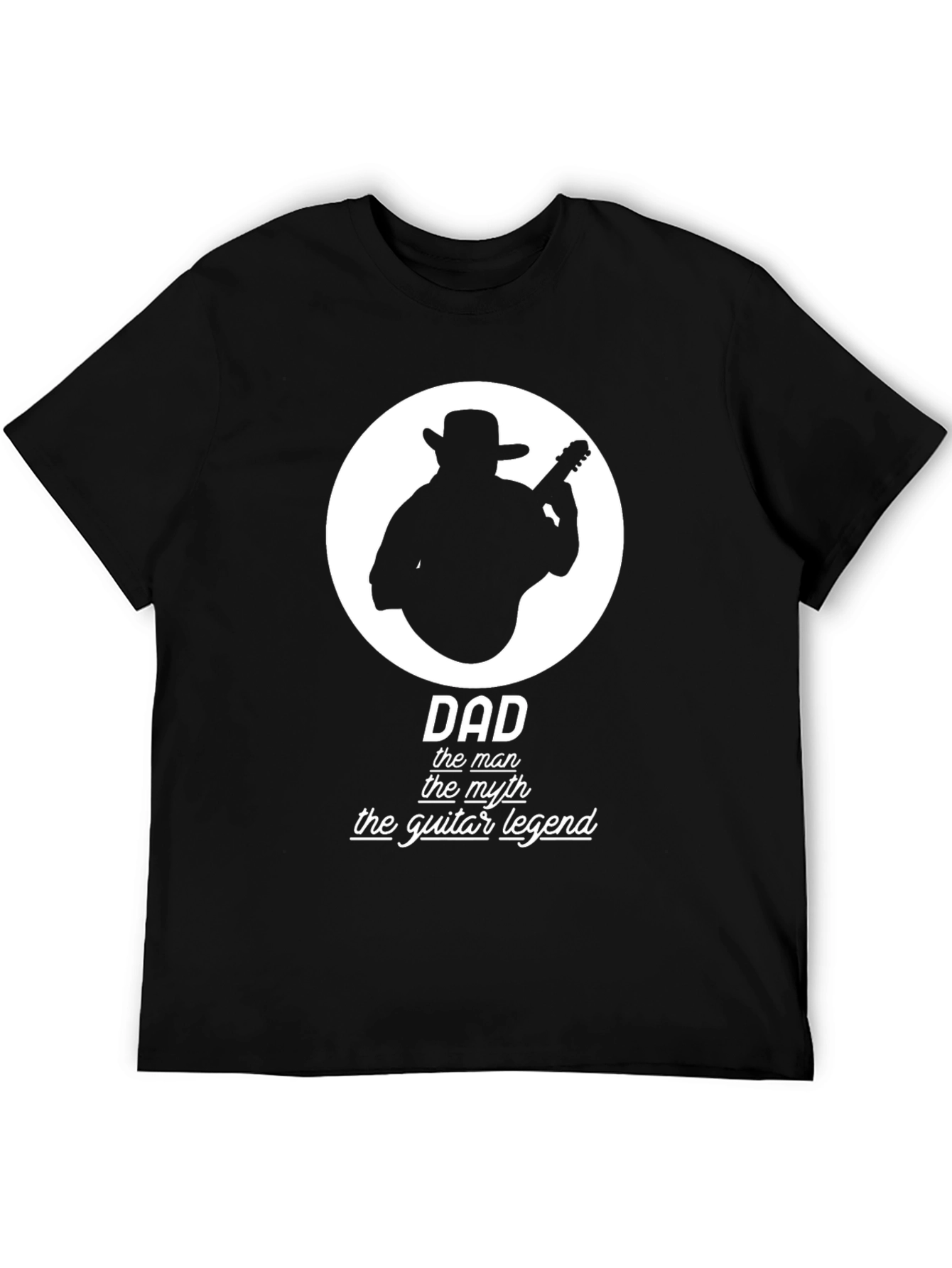 Dad Guitar Legend T-Shirt - Black