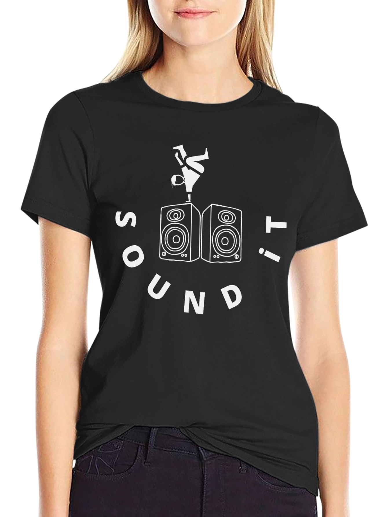 Sound It Mens Graphic Tee - Black