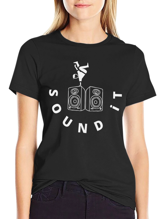 Sound It Mens Graphic Tee - Black