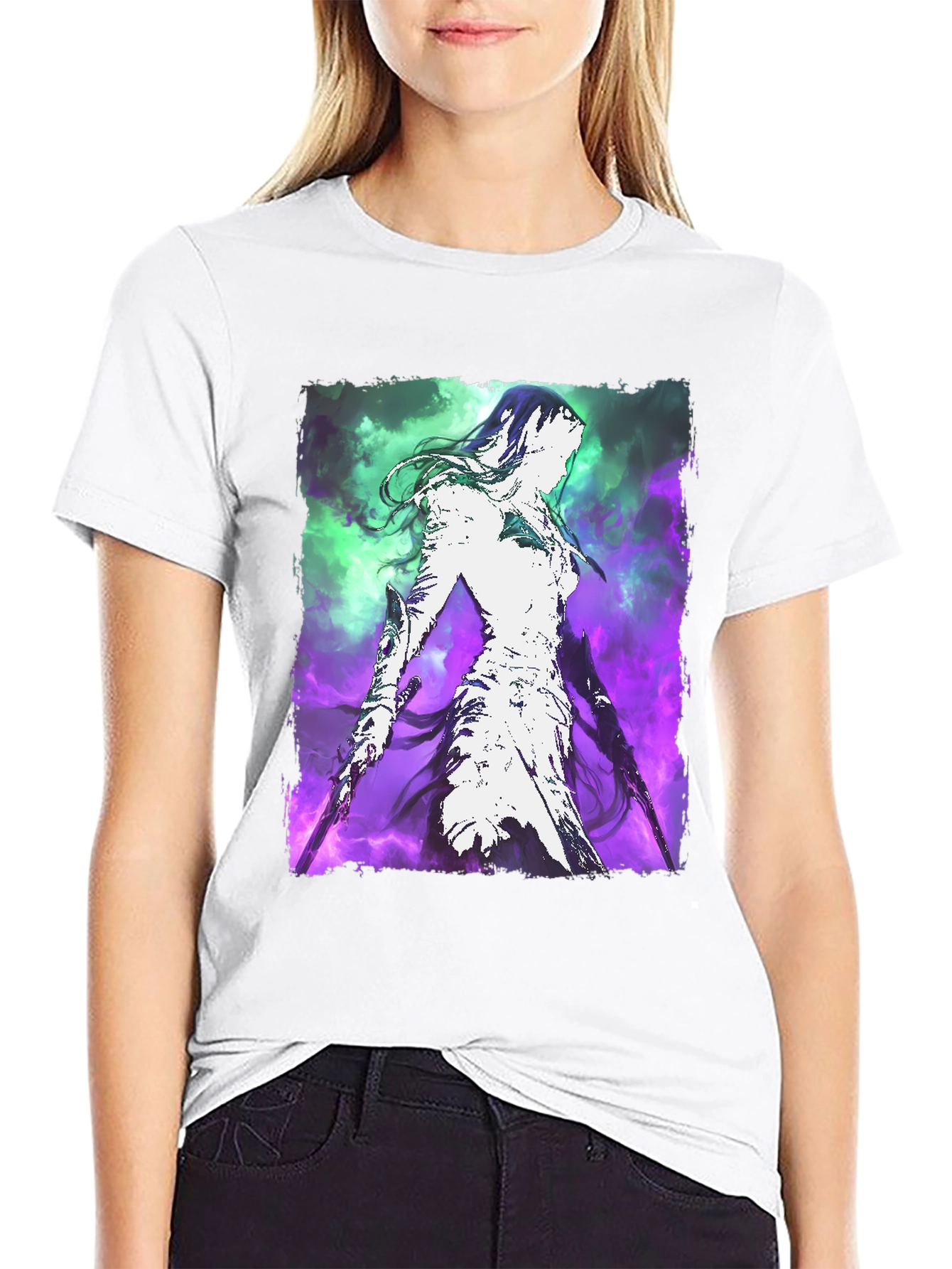 Mystic Warrior Graphic Tee - Black