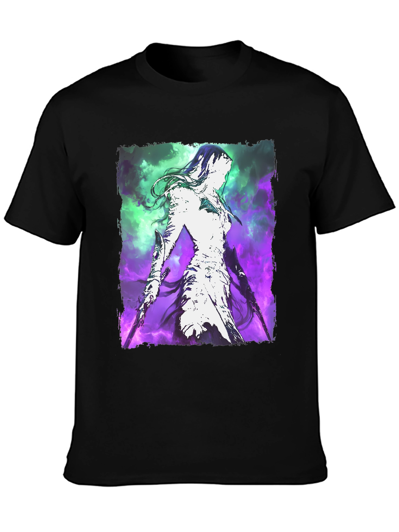 Mystic Warrior Graphic Tee - Black