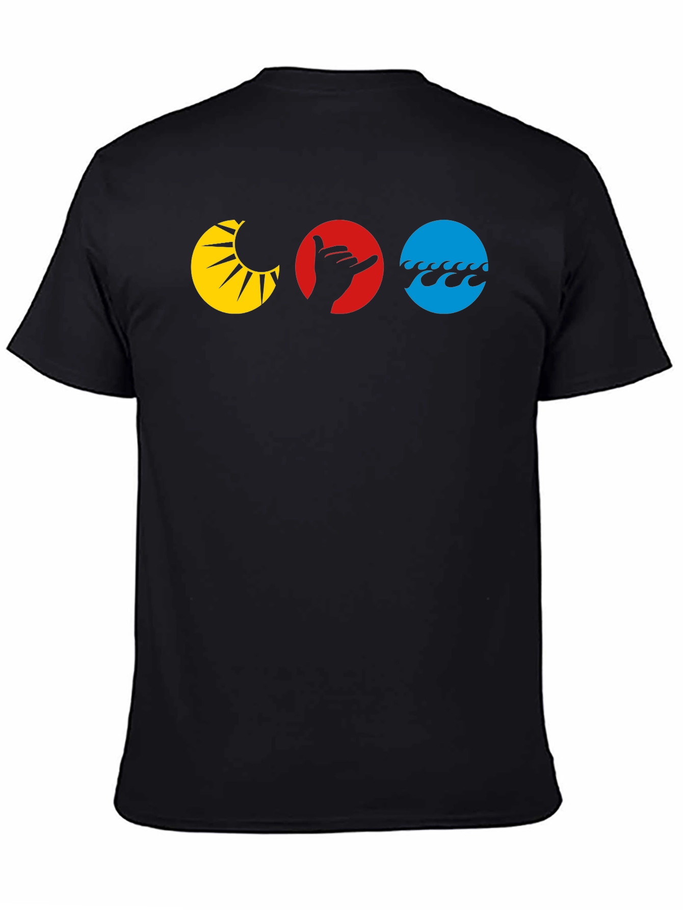Hang Loose T-Shirt - Sun Hand Wave Graphic Tee
