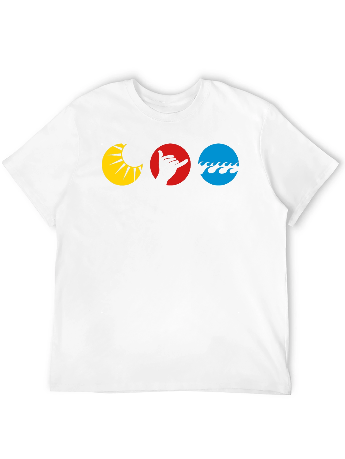 Hang Loose T-Shirt - Sun Hand Wave Graphic Tee