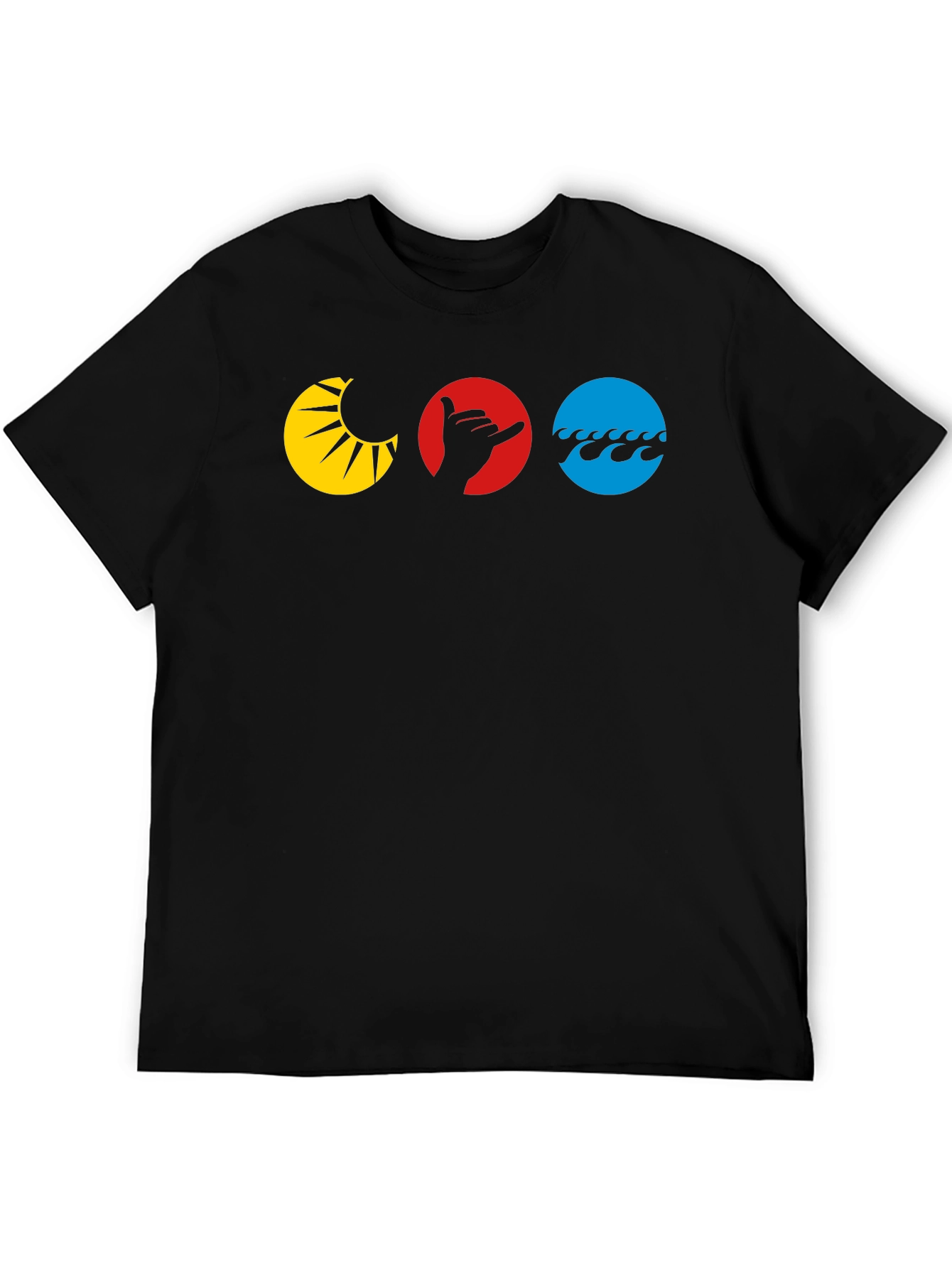 Hang Loose T-Shirt - Sun Hand Wave Graphic Tee