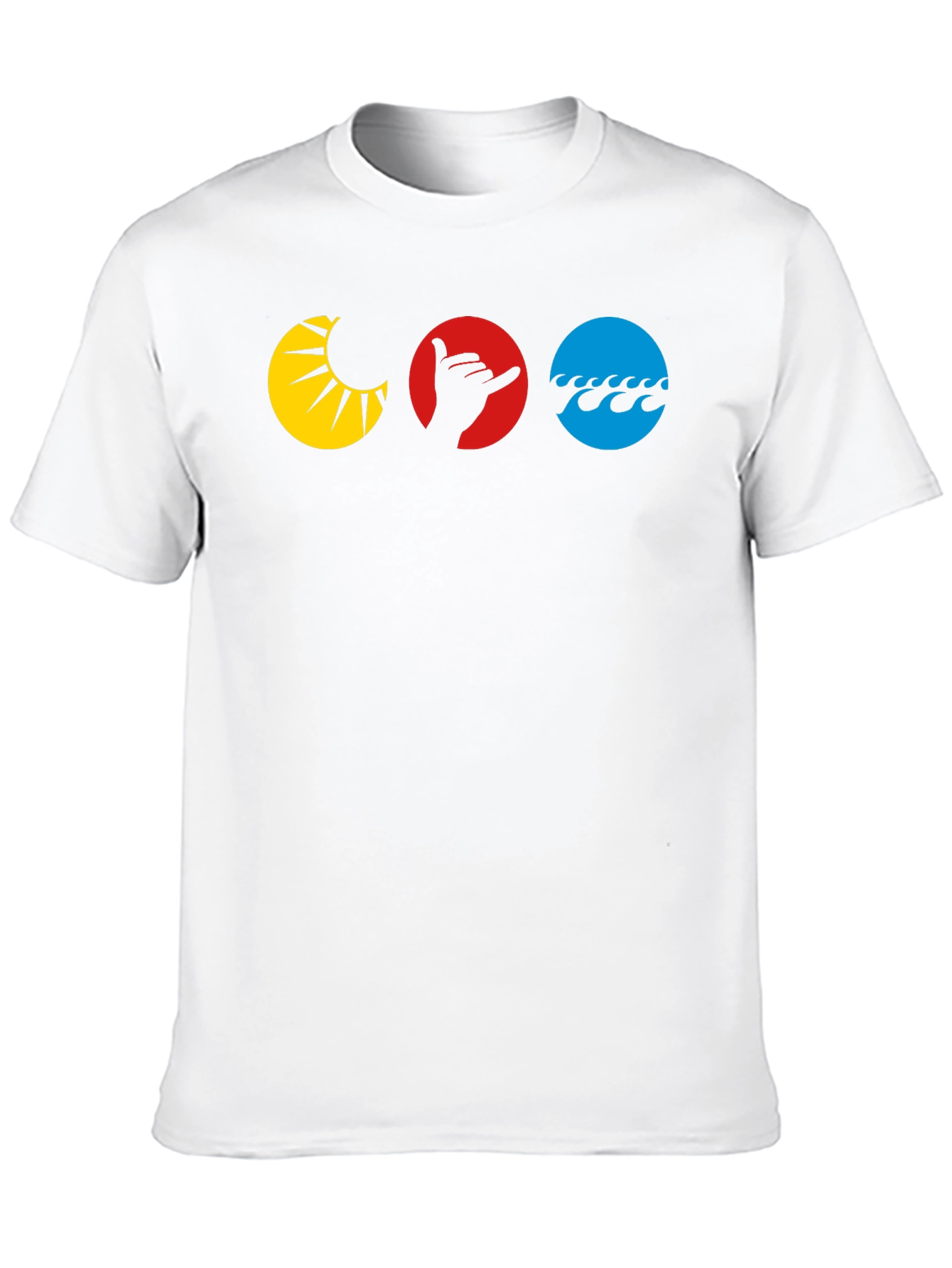 Hang Loose T-Shirt - Sun Hand Wave Graphic Tee
