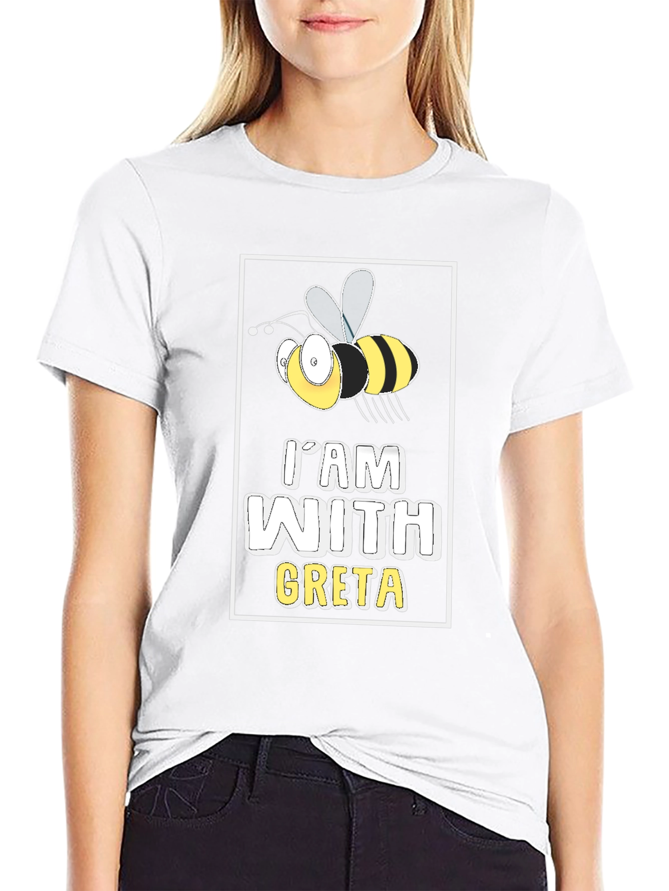 I Am With Greta Graphic Tee