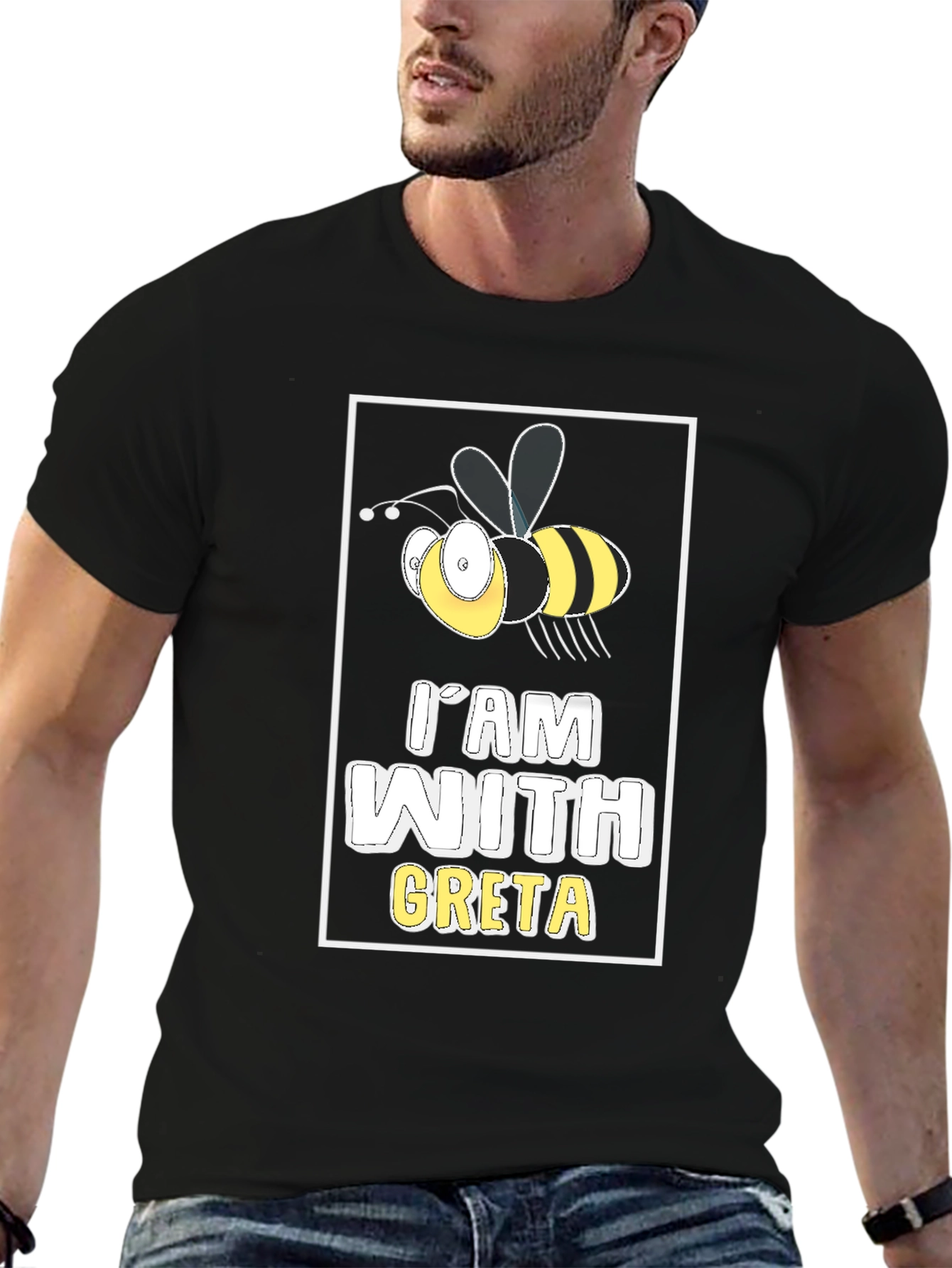 I Am With Greta Graphic Tee