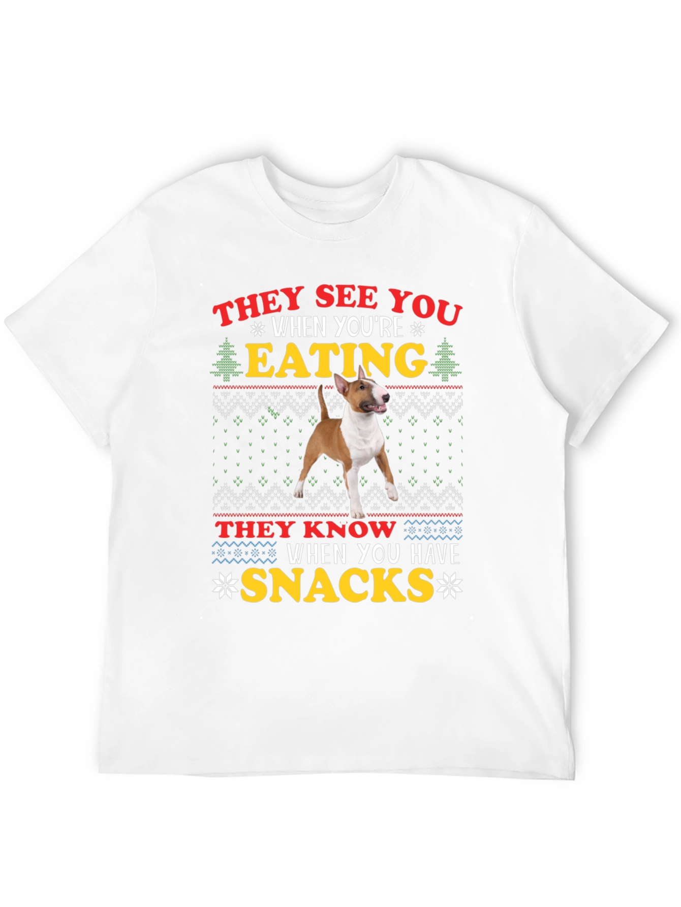 Dog Breed Eating Snacks Graphic T-Shirt