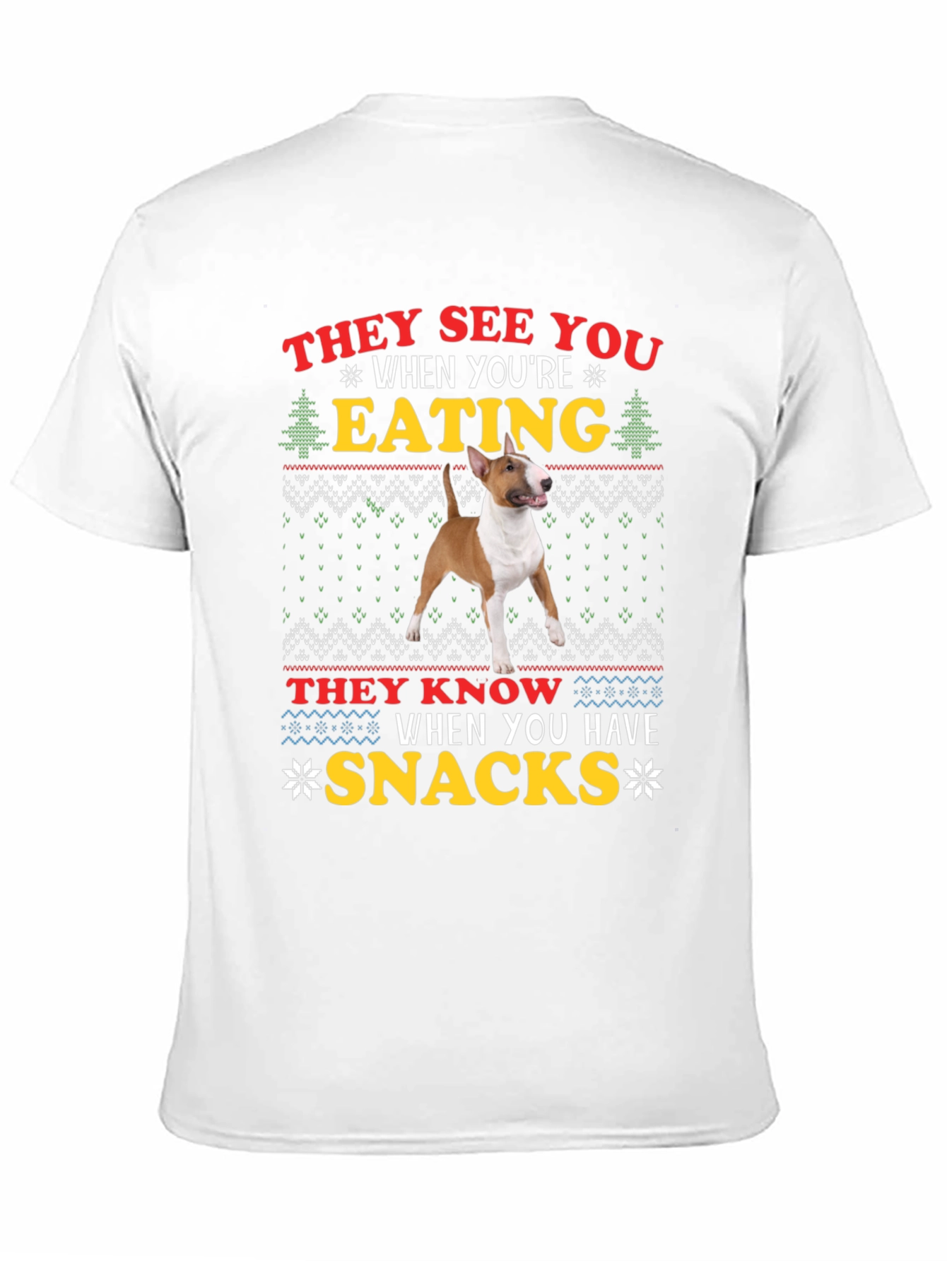 Dog Breed Eating Snacks Graphic T-Shirt