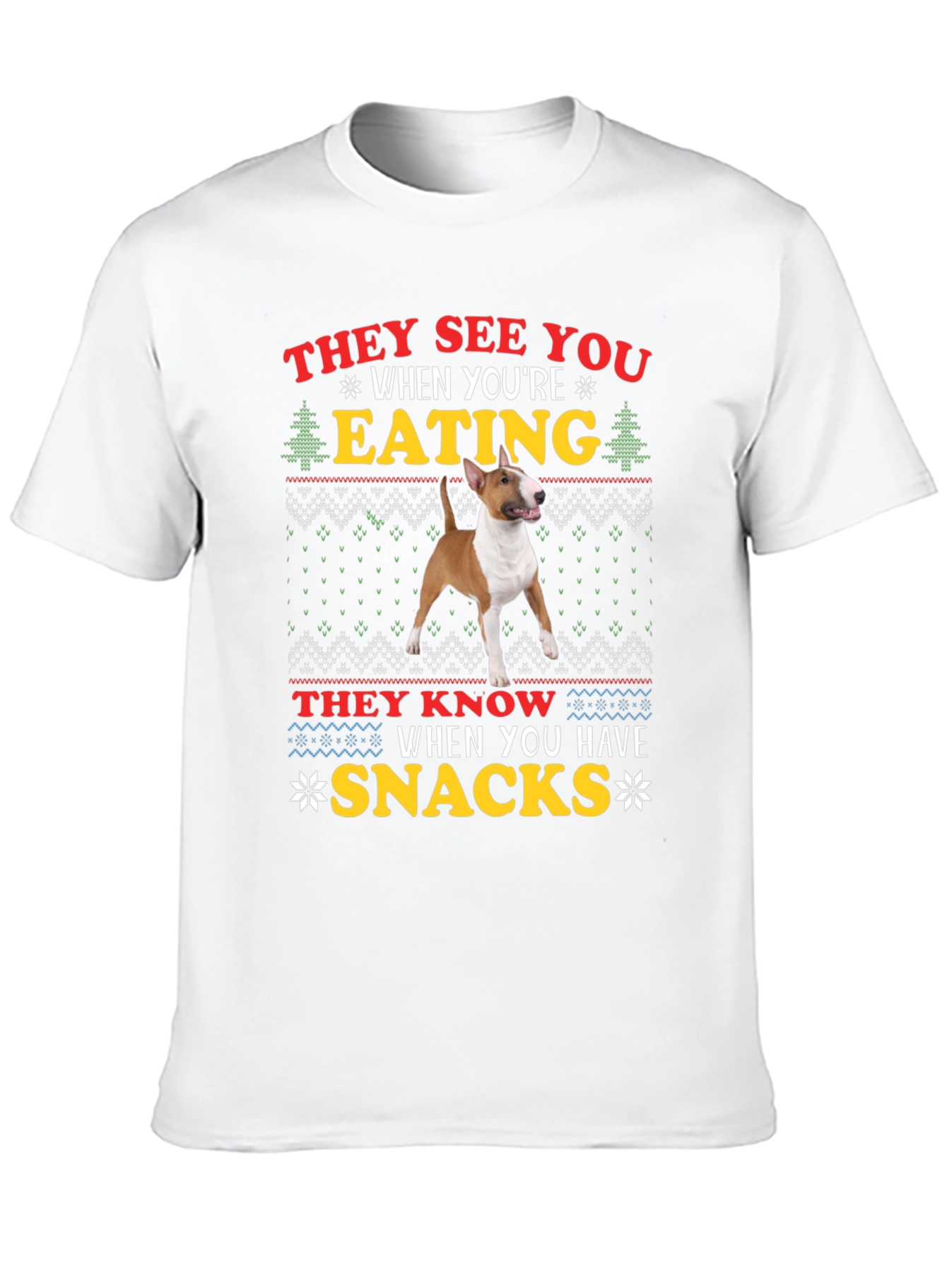 Dog Breed Eating Snacks Graphic T-Shirt