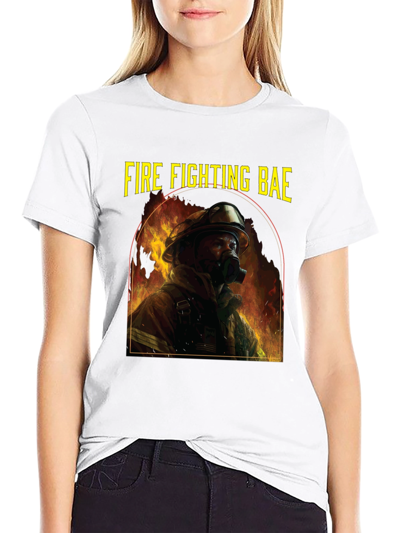 Fire Fighting Bae Graphic T-Shirt