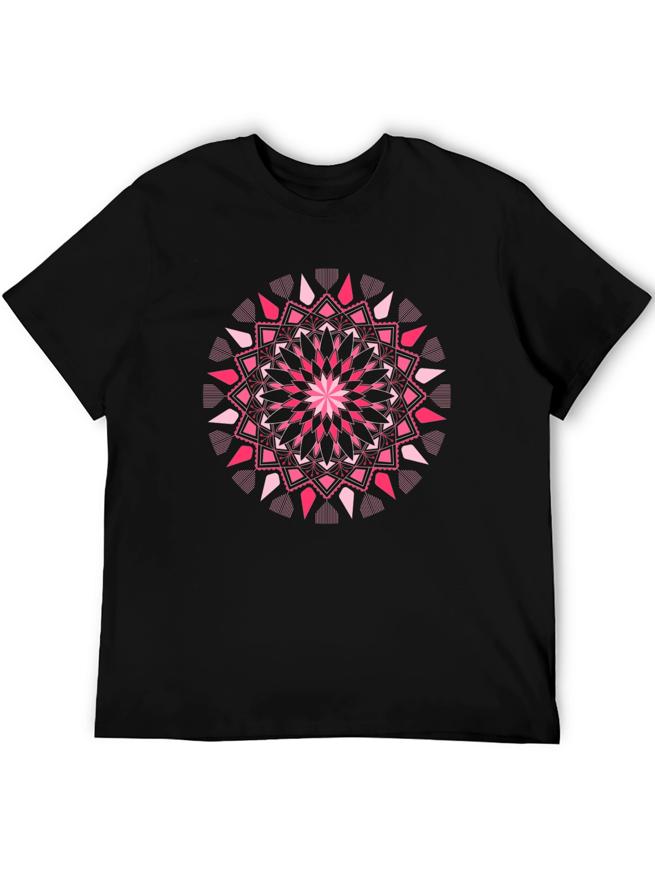 Geometric Mandala Graphic Print T-Shirt