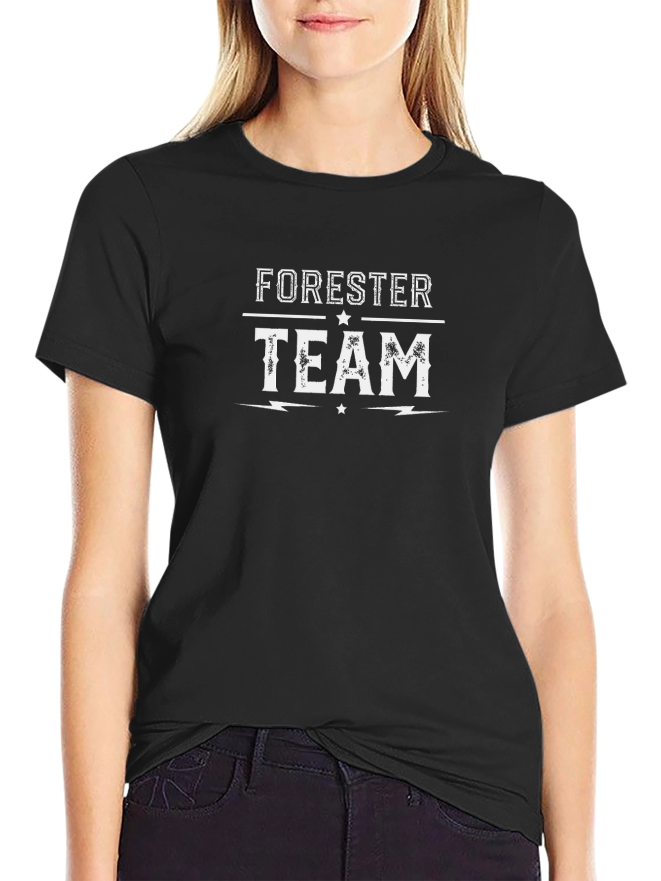 Forester Team Black Graphic T-Shirt