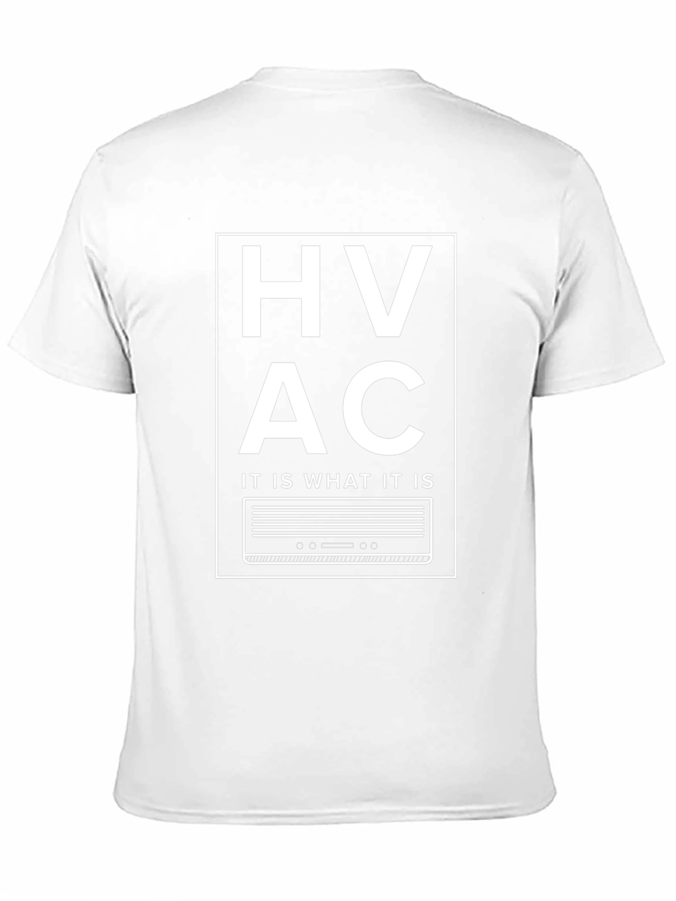 HVAC It Is What It Is Black T-Shirt