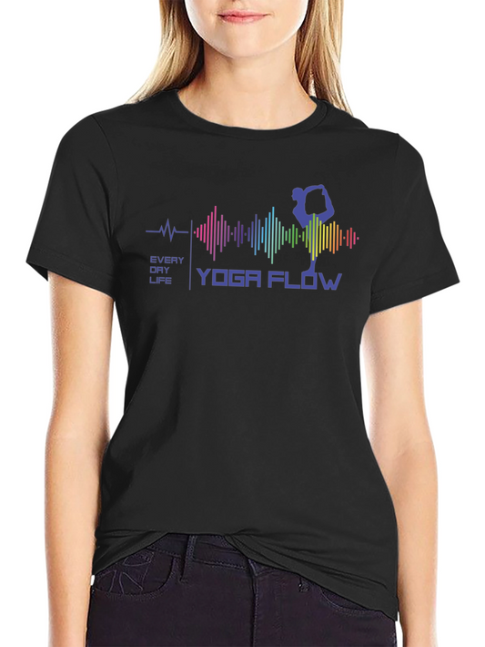 Yoga Flow Graphic T-Shirt - Everyday Life Balance