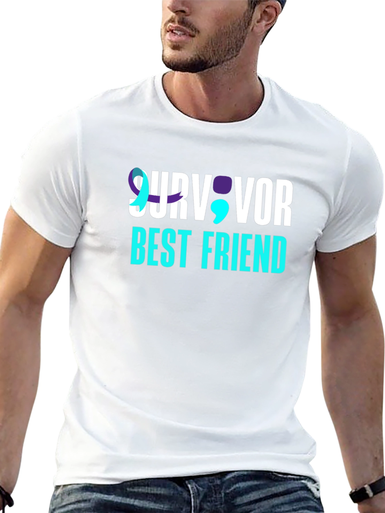 Survivor Best Friend Mental Health T-Shirt