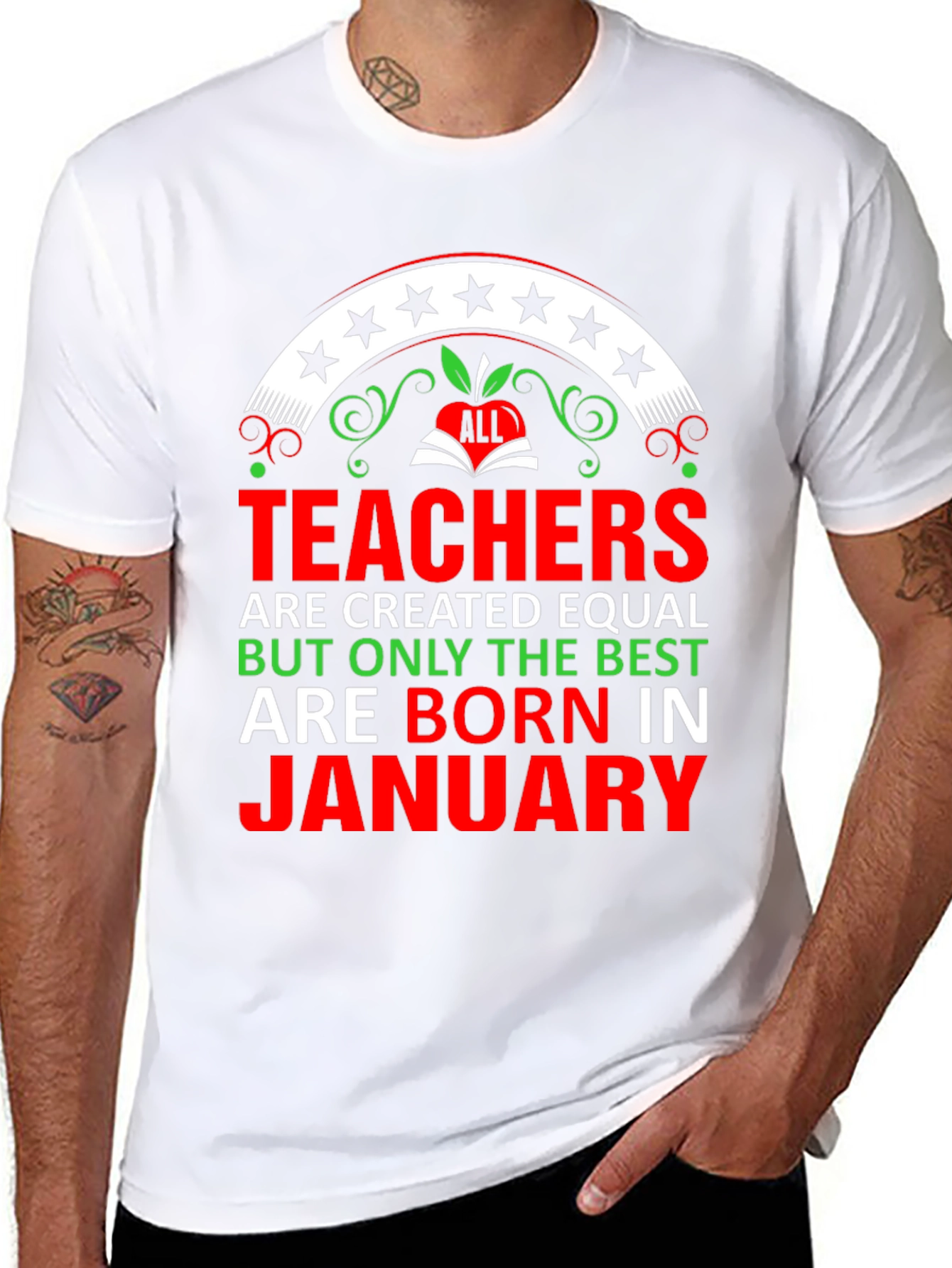 Teachers Born in January T-Shirt