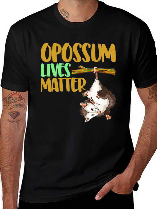 Opossum Lives Matter Graphic T-Shirt
