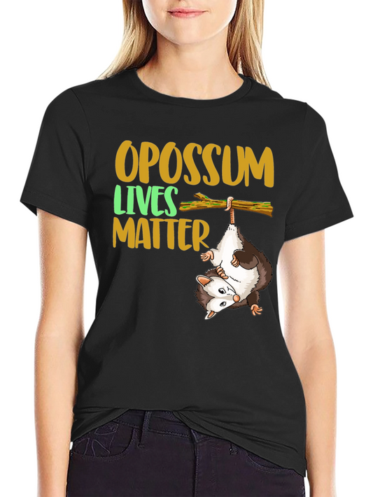 Opossum Lives Matter Graphic T-Shirt