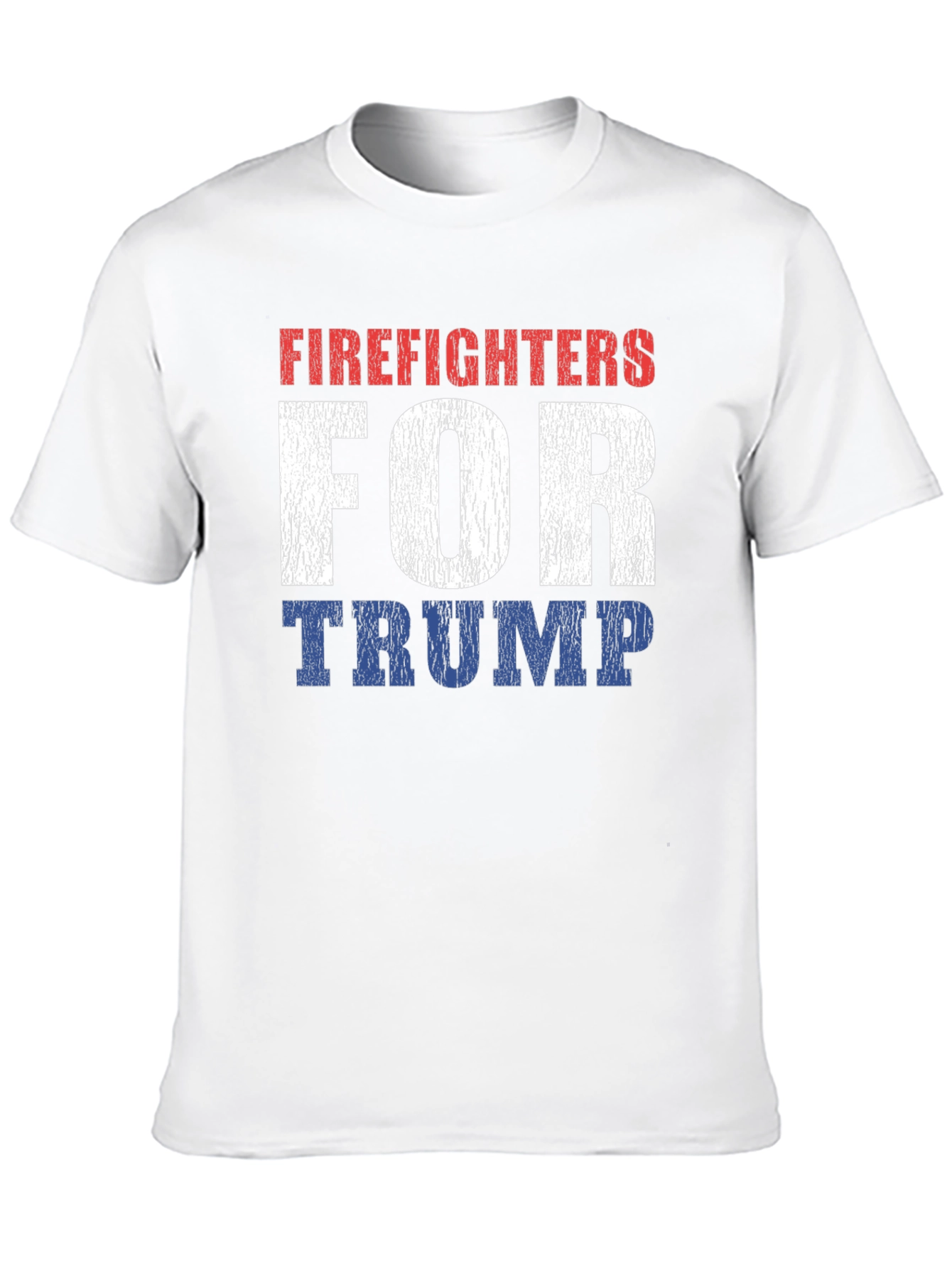 Firefighters for Trump Patriotic T-Shirt