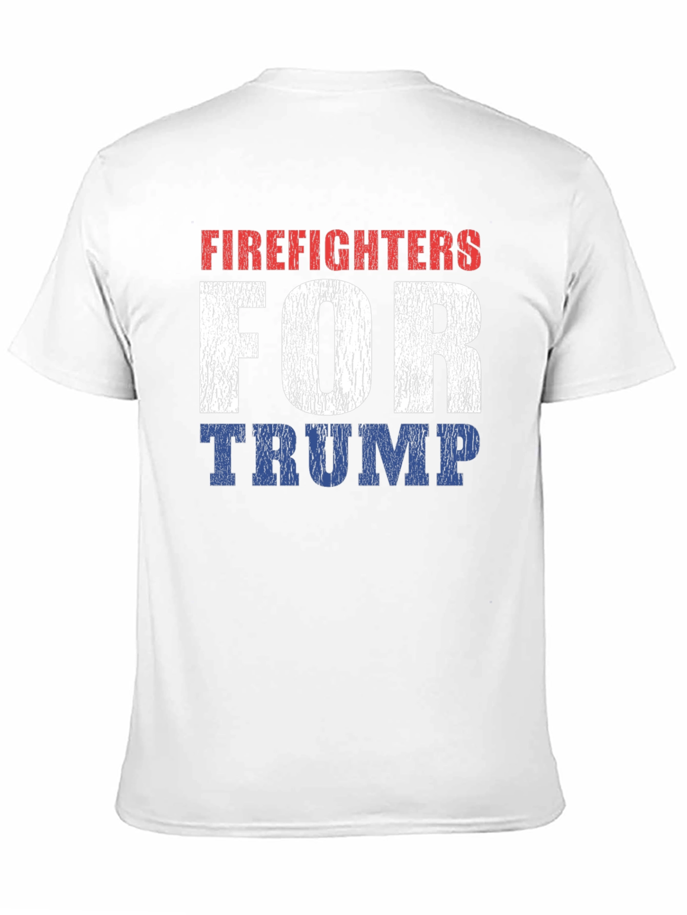 Firefighters for Trump Patriotic T-Shirt