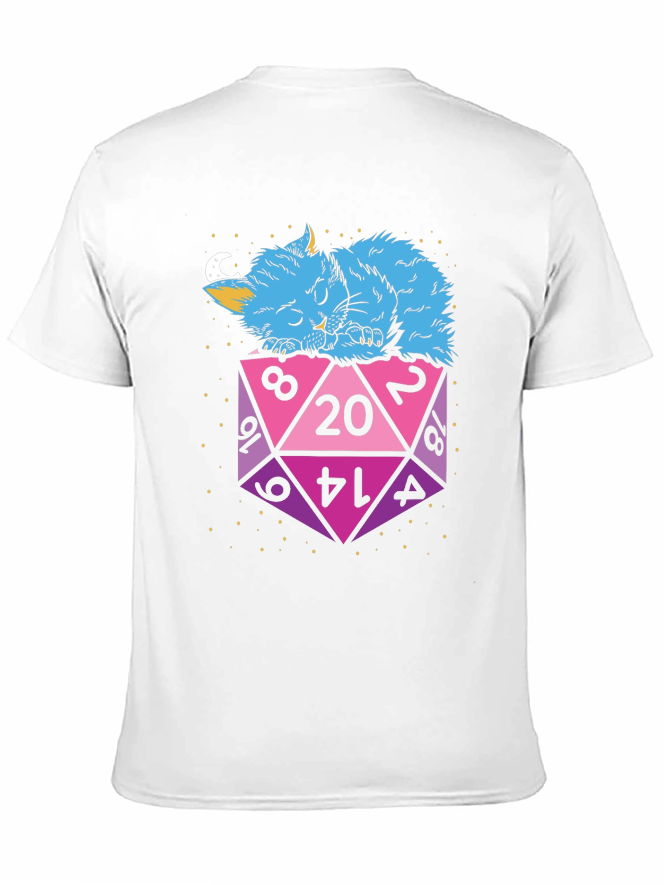 D20 Cat Nap T-Shirt - Gamers Essential!
