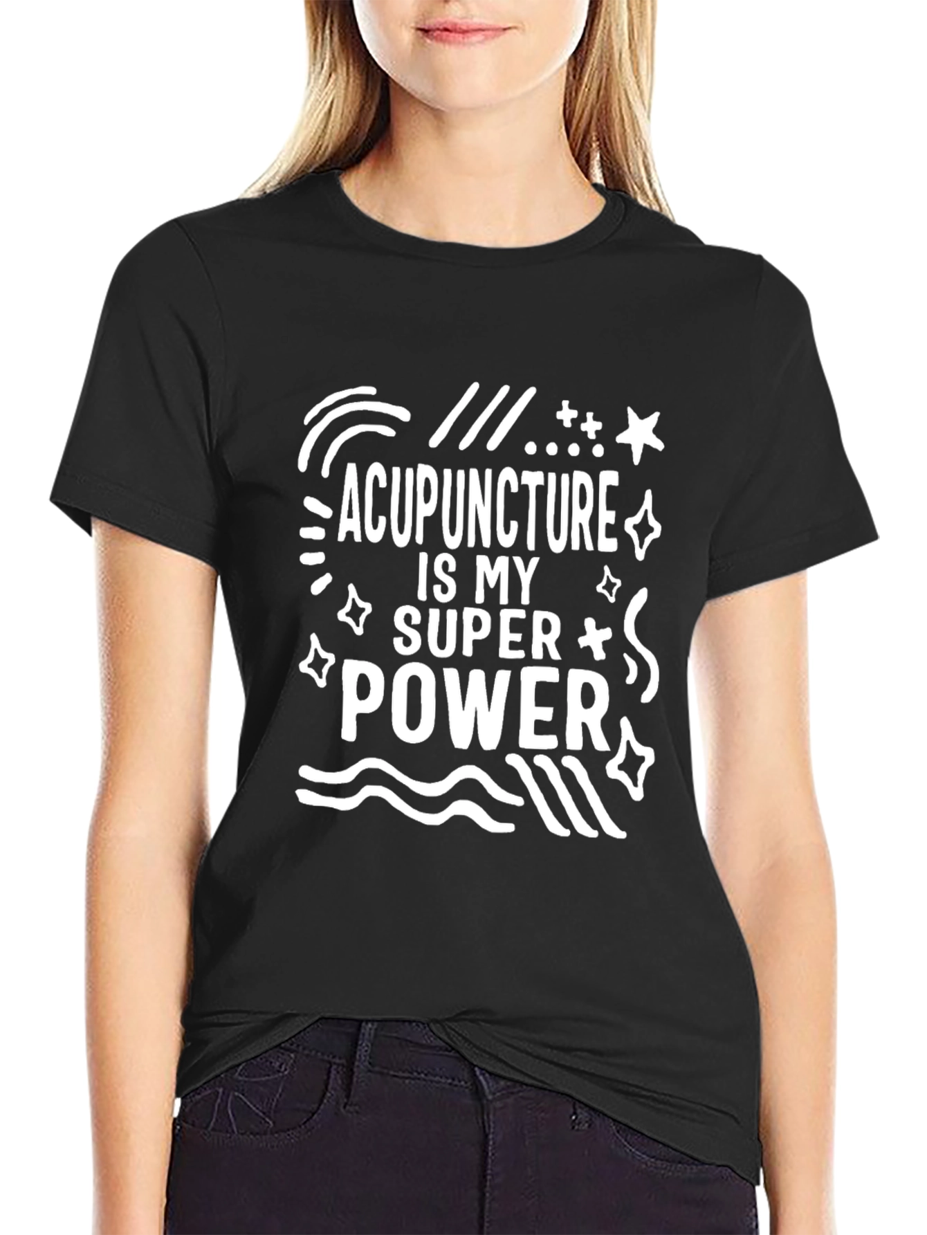 Acupuncture is My Super Power Graphic Tee