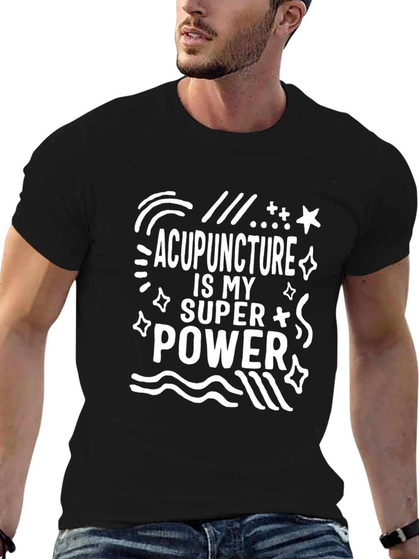 Acupuncture is My Super Power Graphic Tee