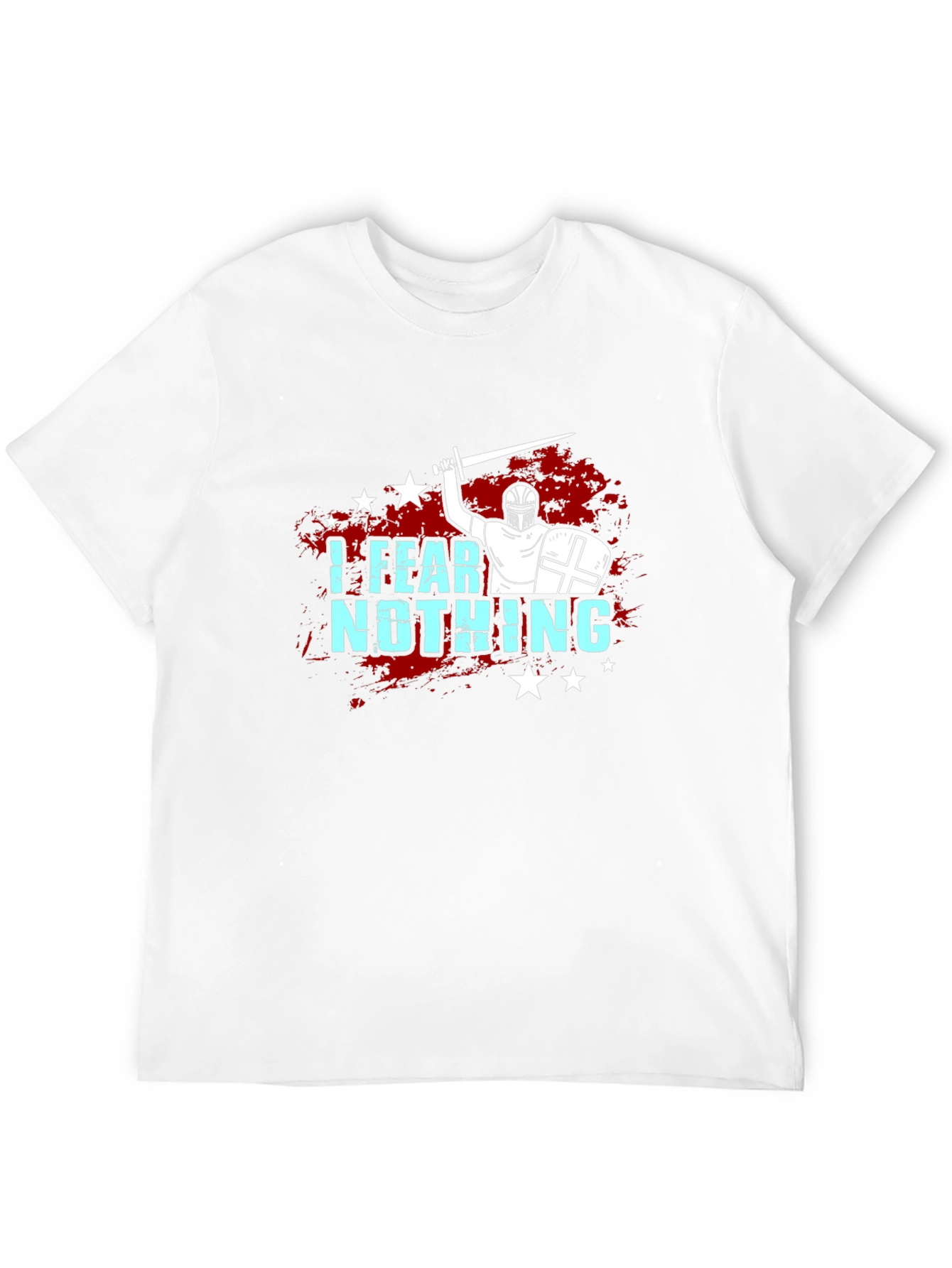I Fear Nothing T-Shirt Knight Crusader