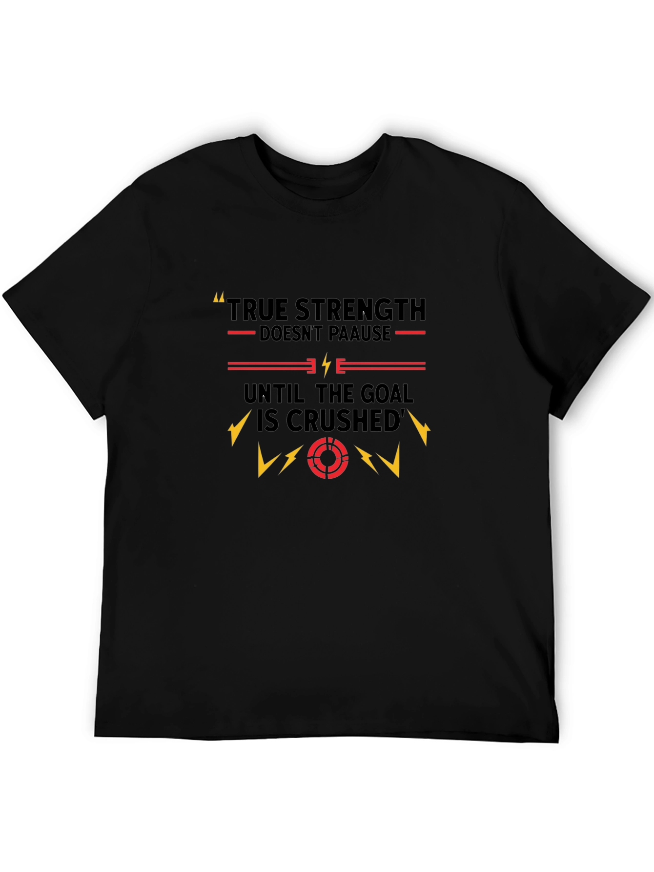 True Strength Graphic Tee - Black