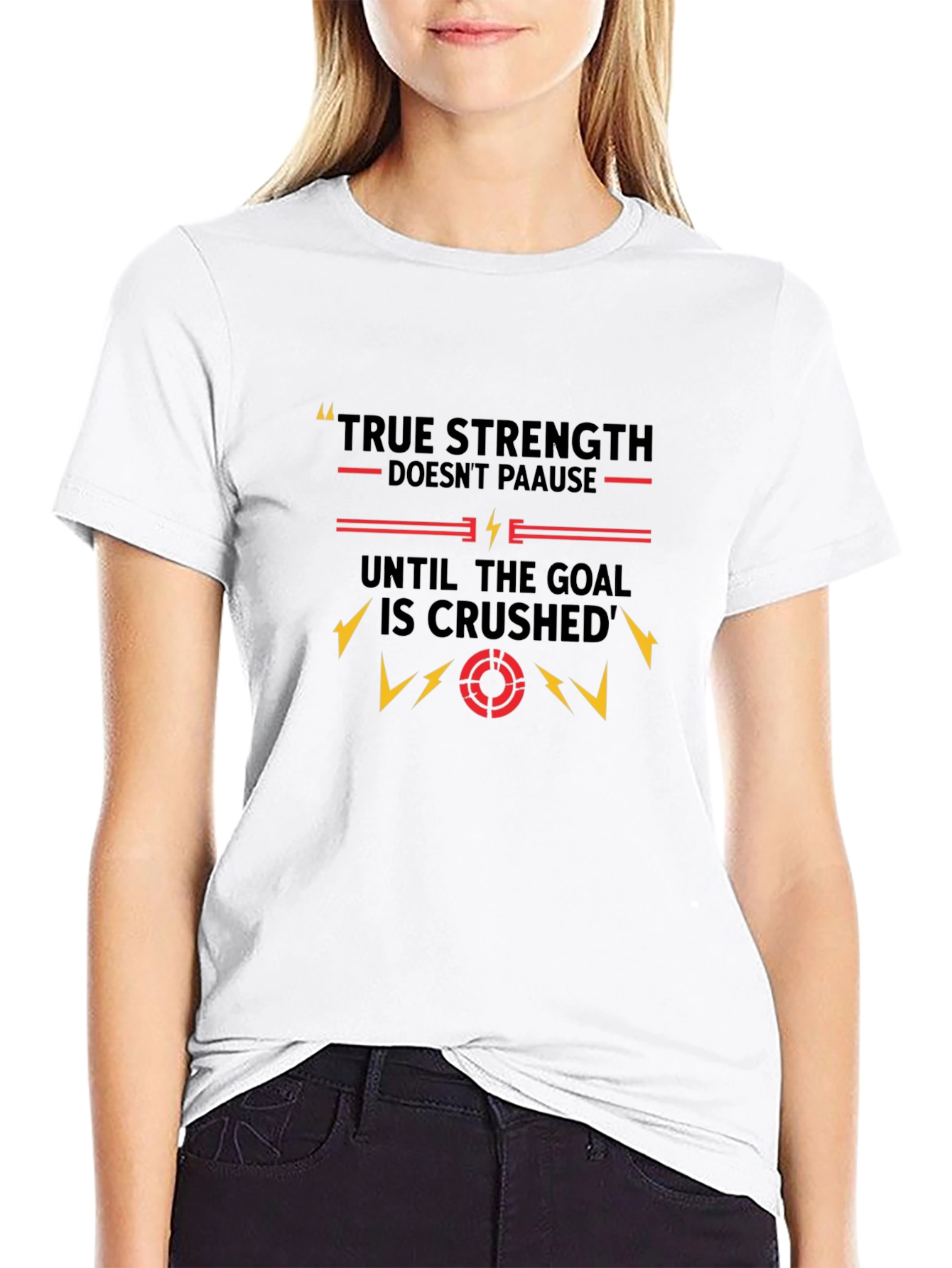 True Strength Graphic Tee - Black