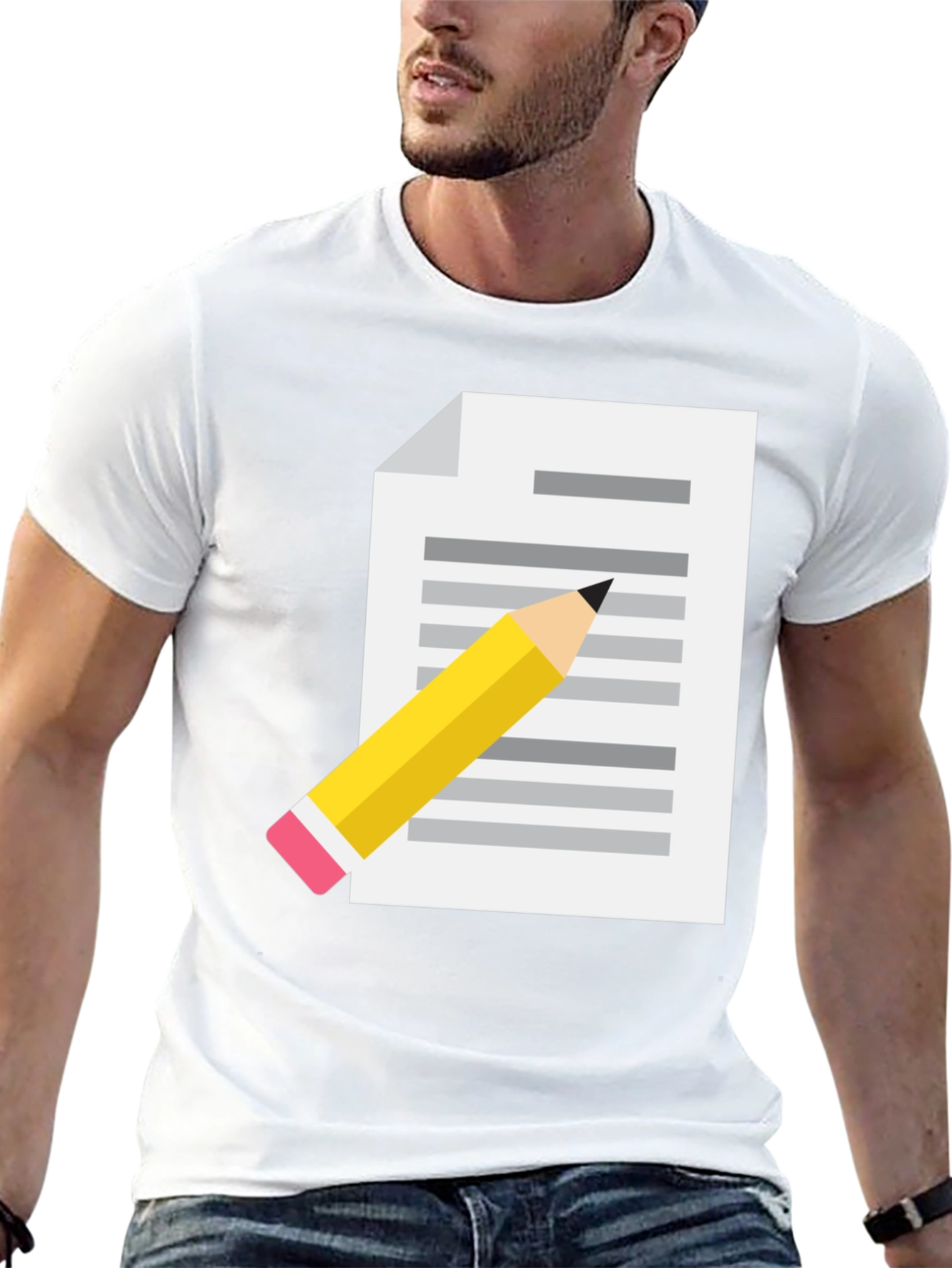 Creative Writer T-Shirt - Black Cotton Blend