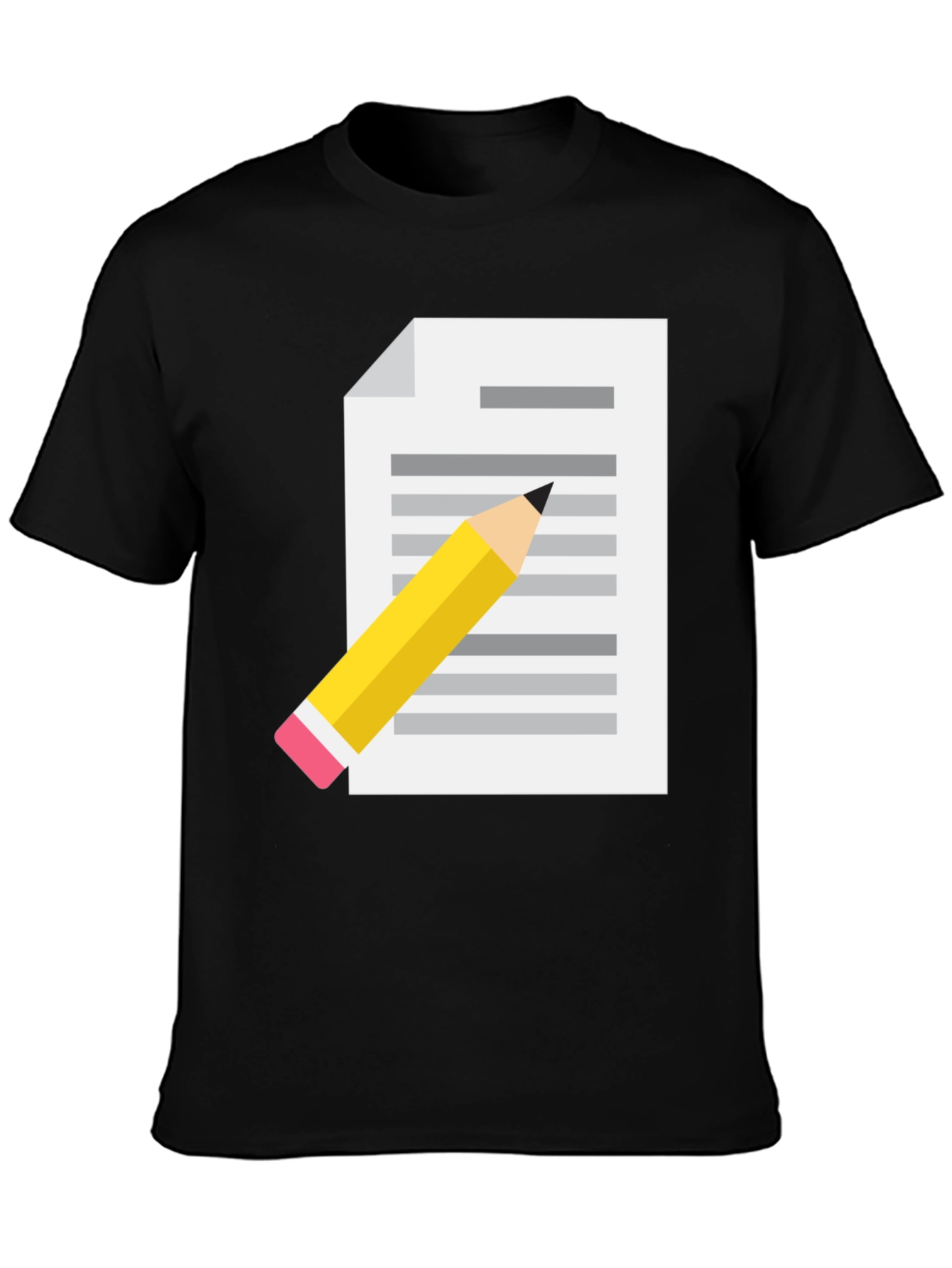 Creative Writer T-Shirt - Black Cotton Blend