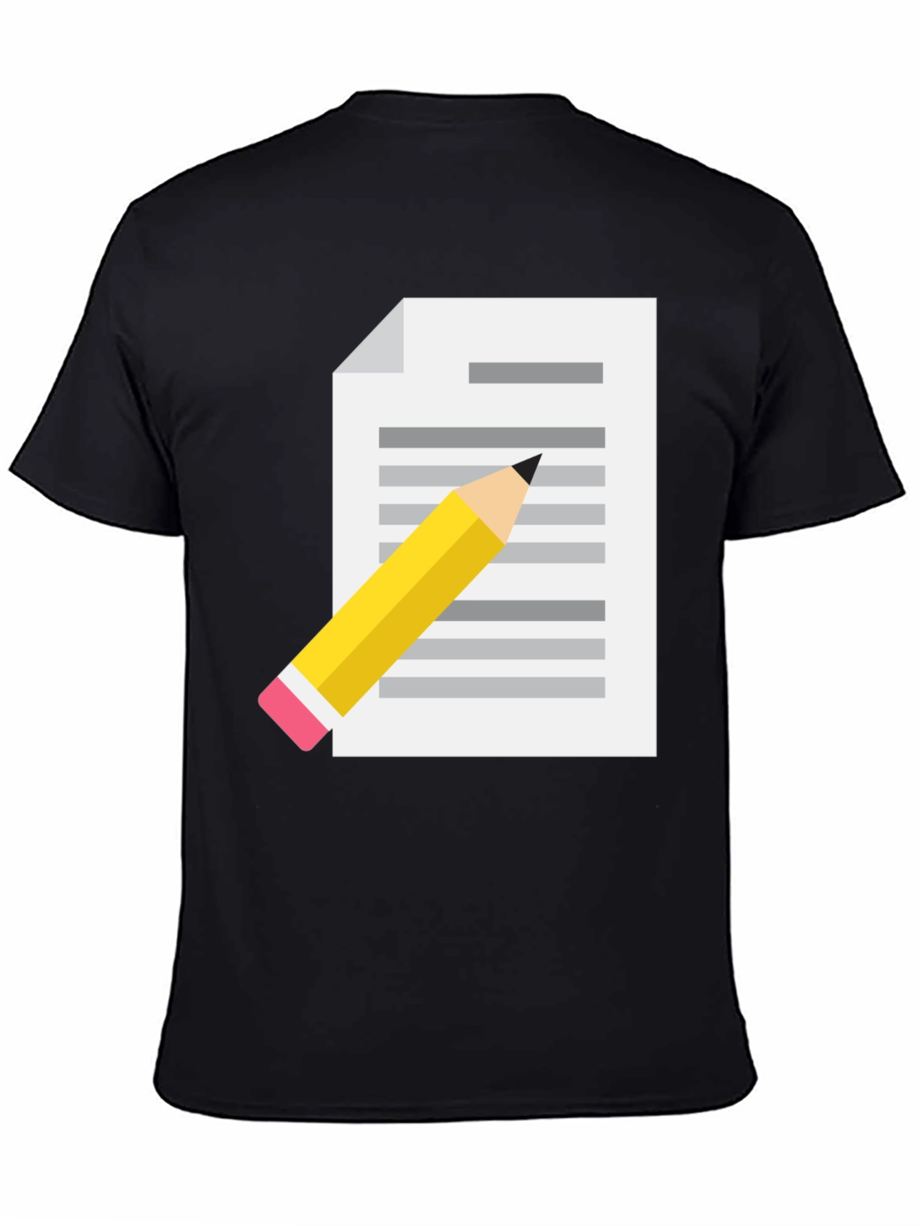 Creative Writer T-Shirt - Black Cotton Blend