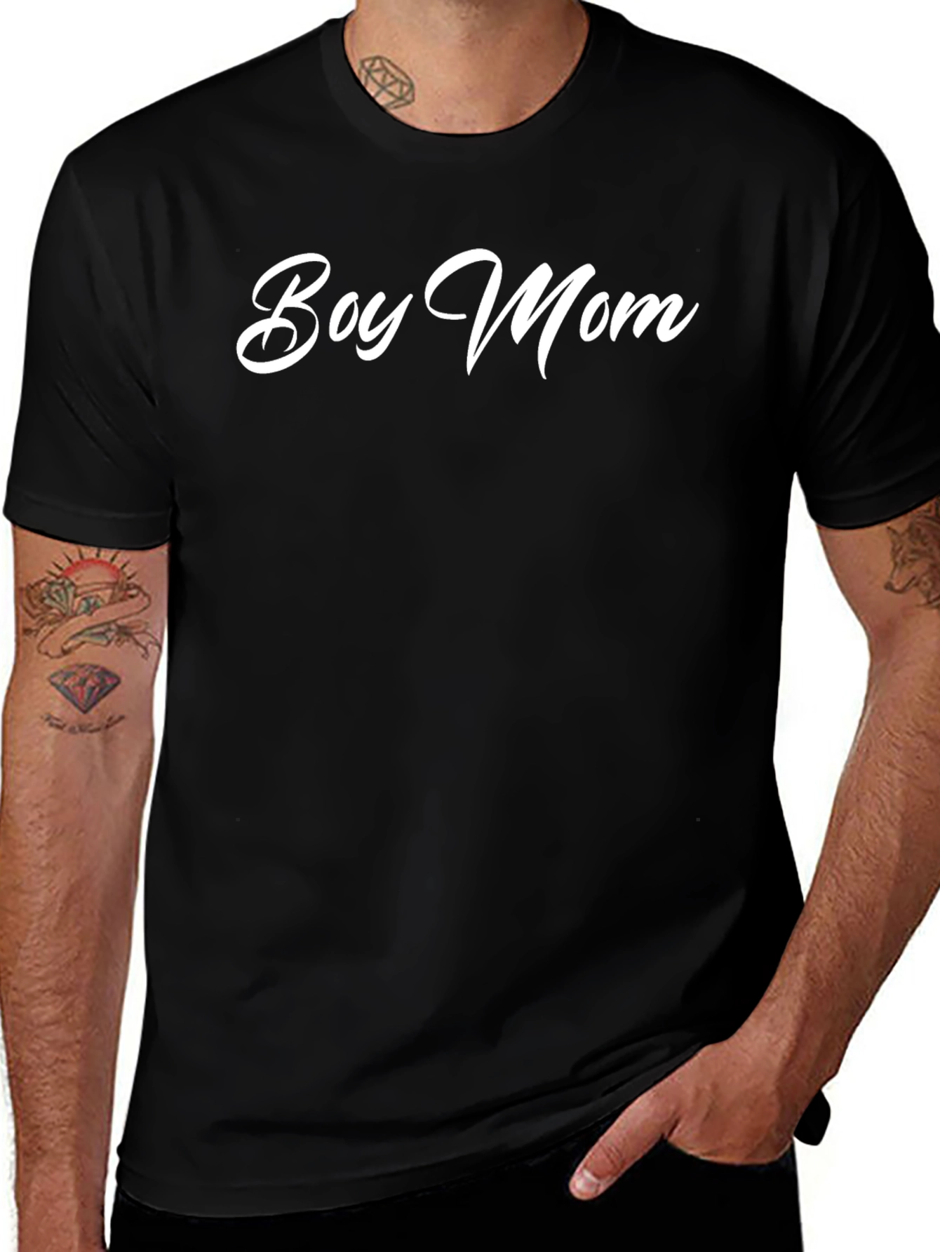 Boy Mom Black T-Shirt