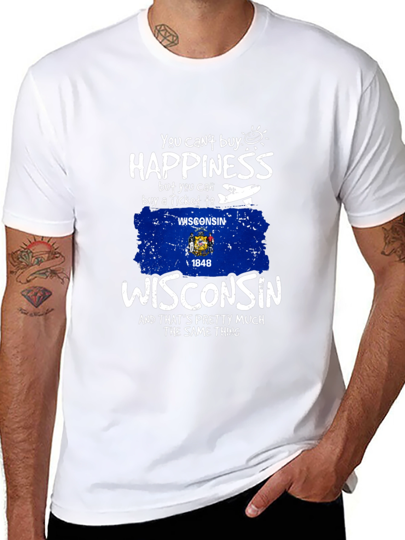 Wisconsin Happiness T-Shirt