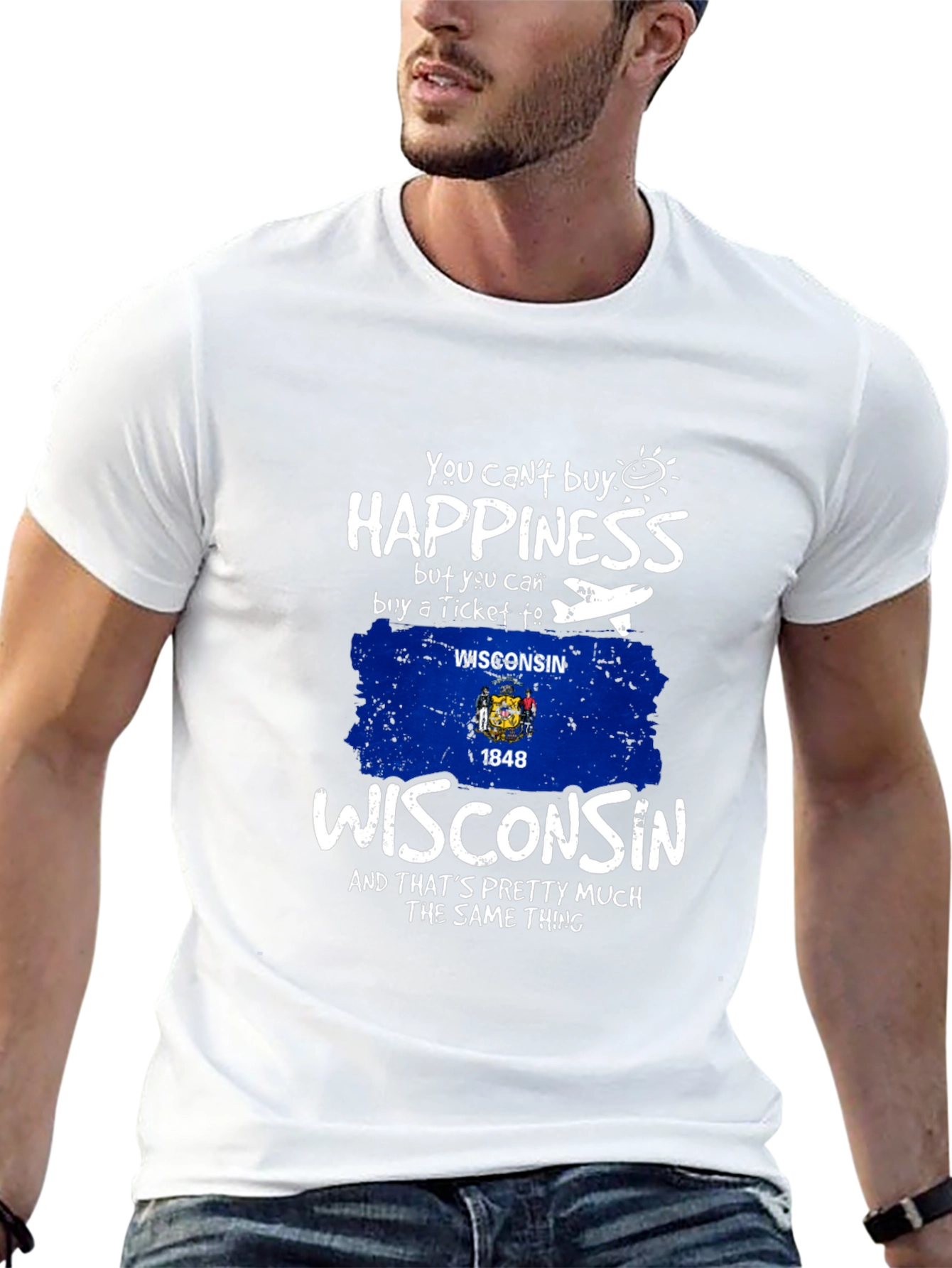Wisconsin Happiness T-Shirt