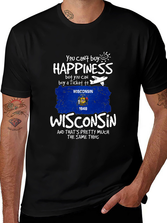 Wisconsin Happiness T-Shirt