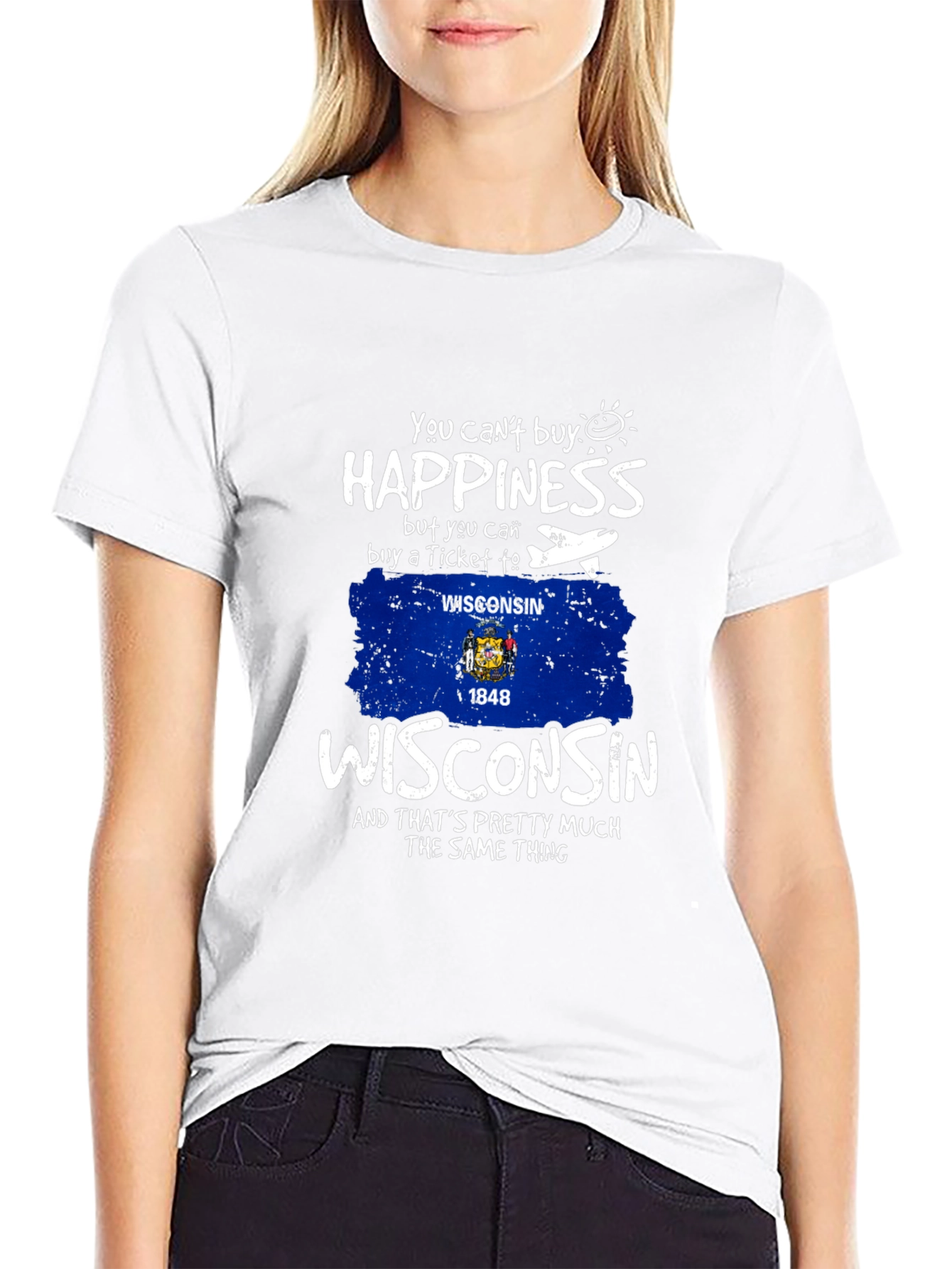 Wisconsin Happiness T-Shirt