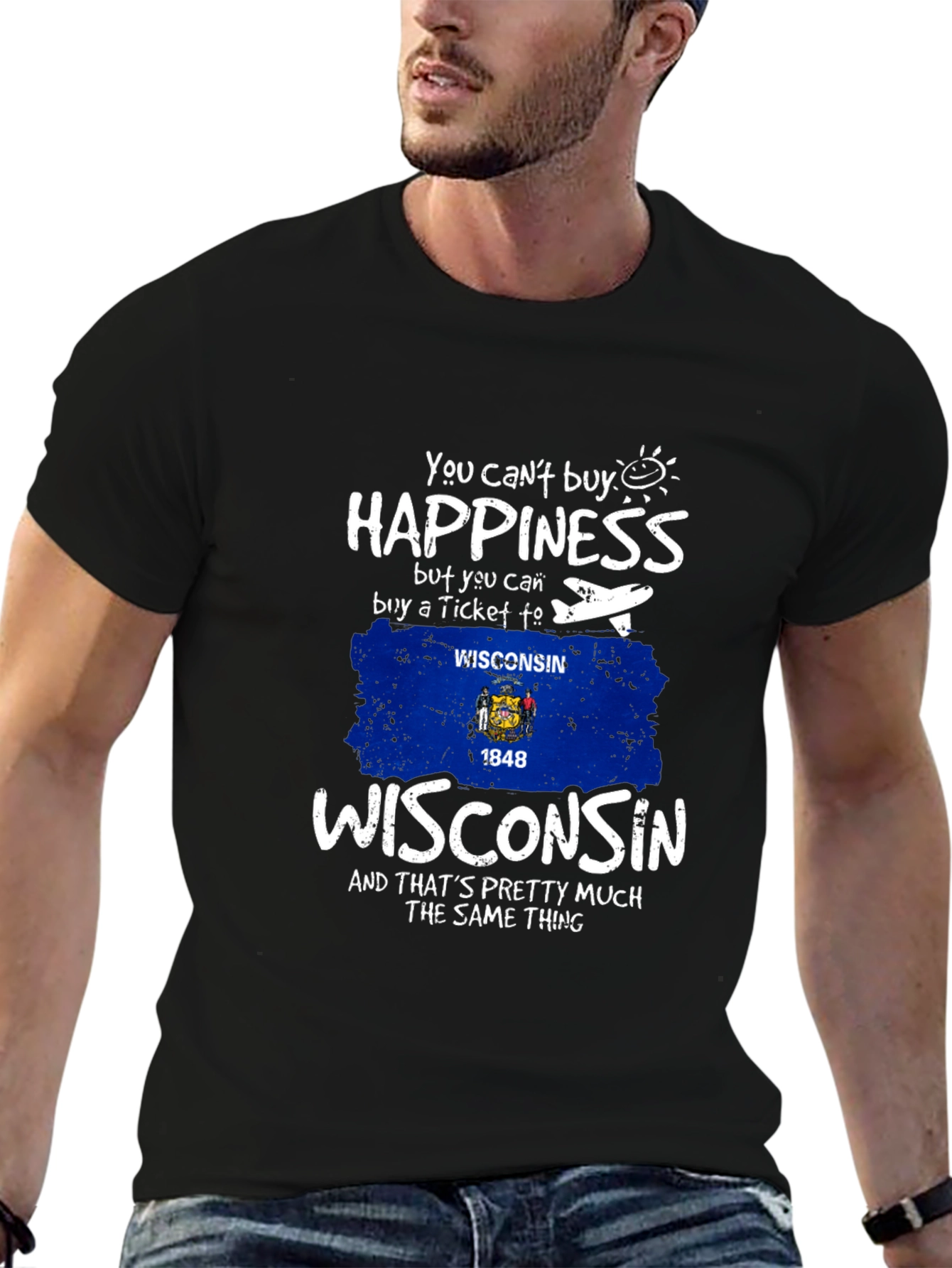 Wisconsin Happiness T-Shirt