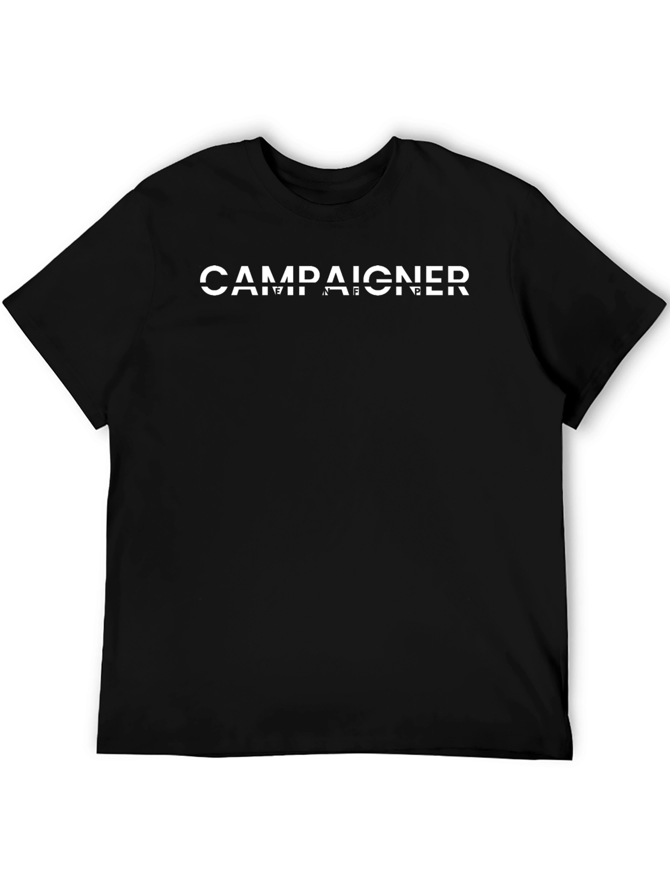 Campaigner Black Graphic Tee