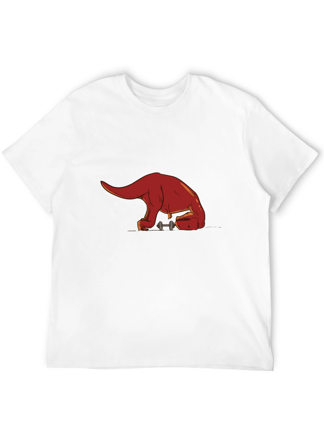 Dino Gains T-Shirt - Black Cotton Blend