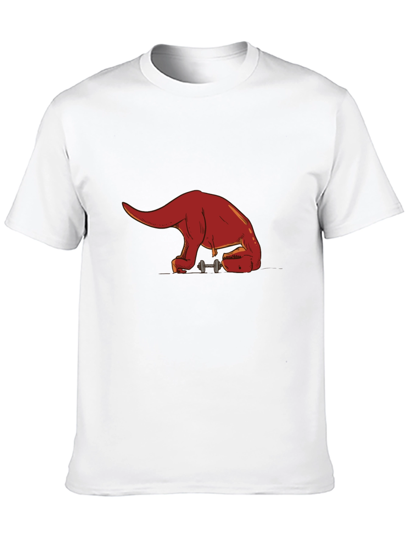 Dino Gains T-Shirt - Black Cotton Blend