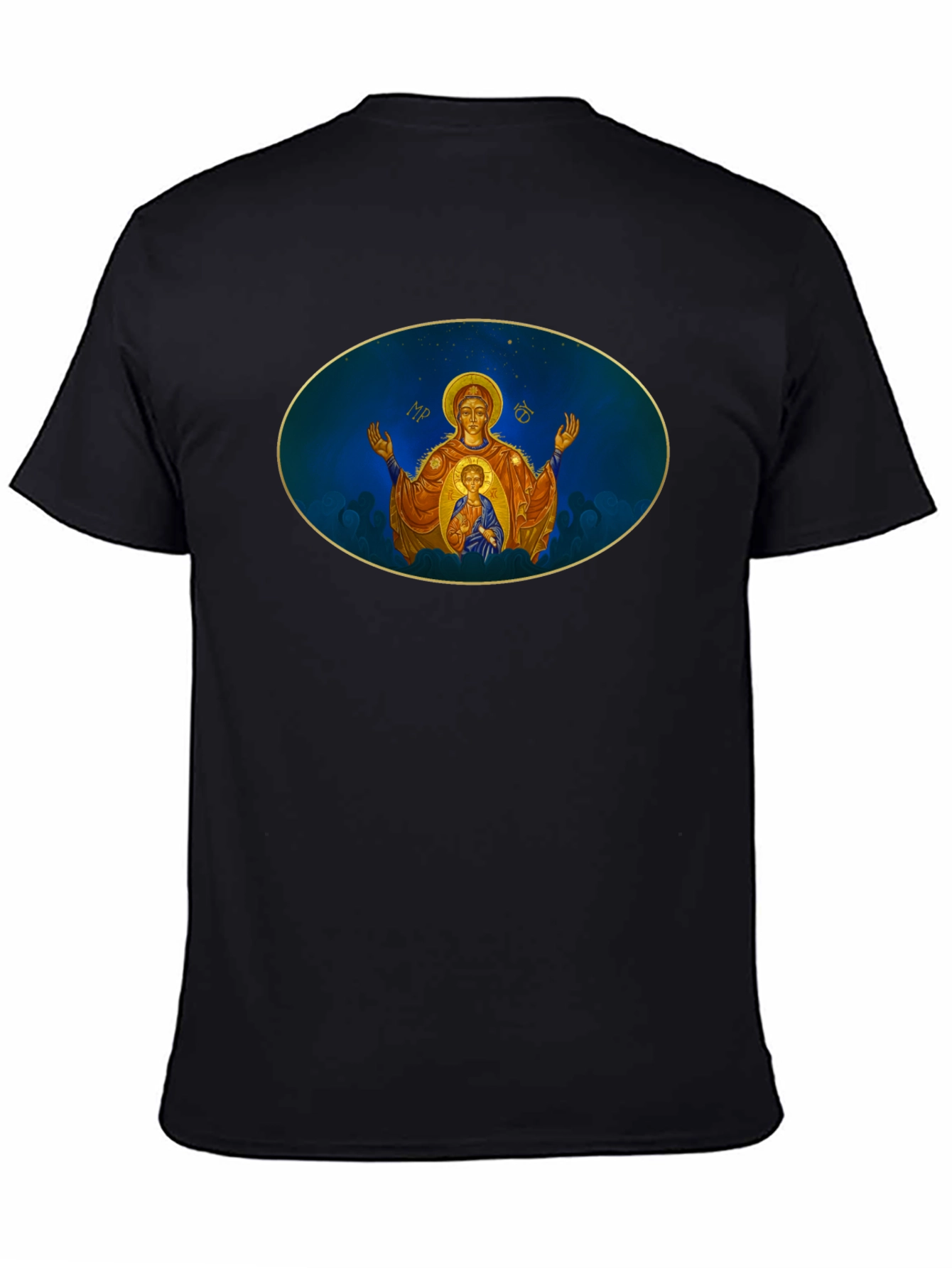 Madonna Icon T-Shirt - Religious Art Tee