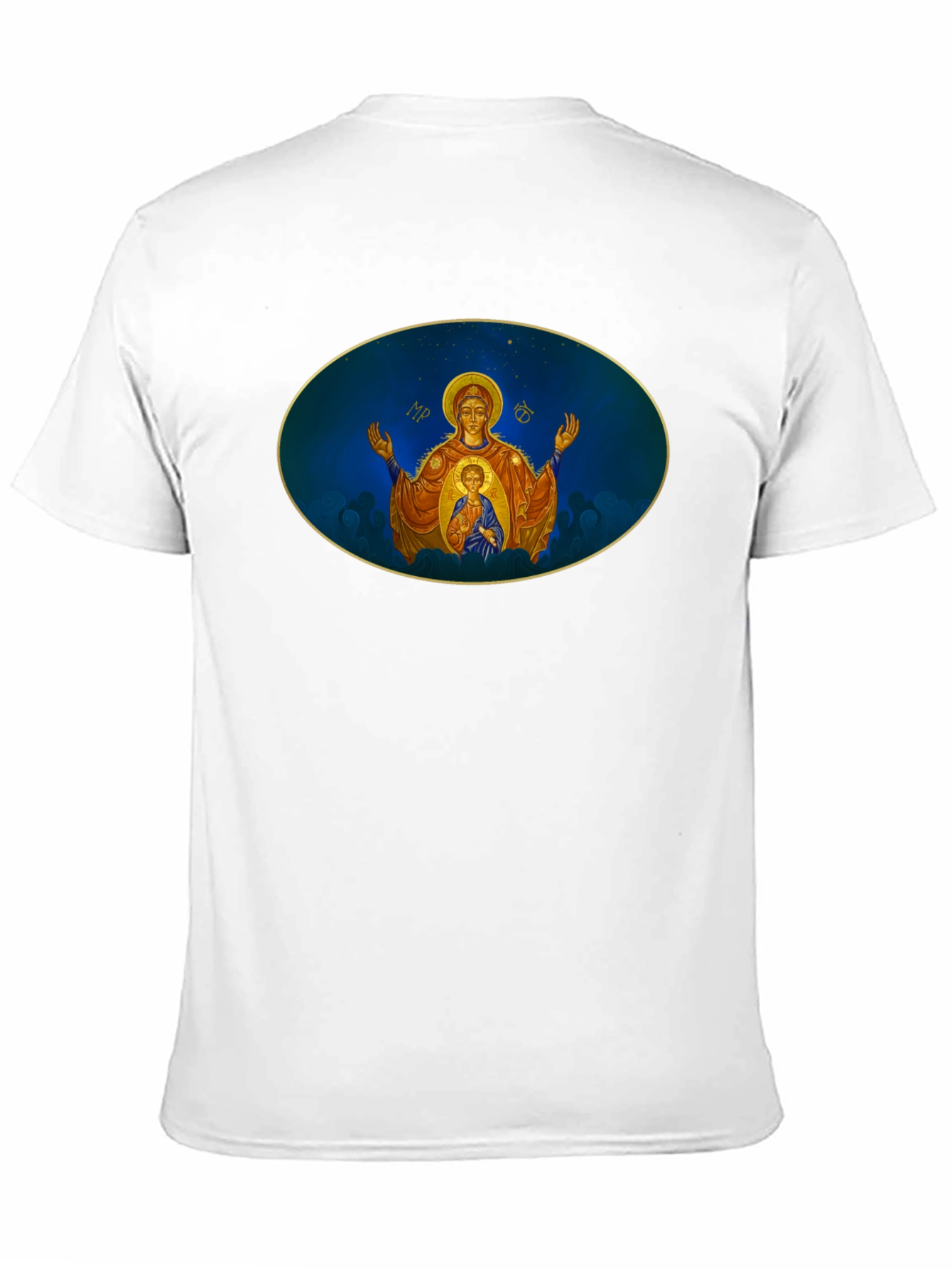 Madonna Icon T-Shirt - Religious Art Tee