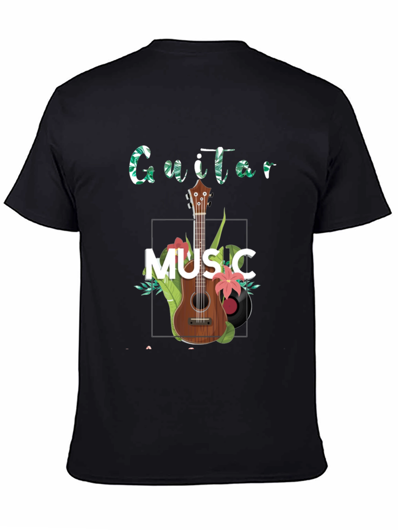 Guitar Music Graphic Tee - Stylish Musician T-Shirt